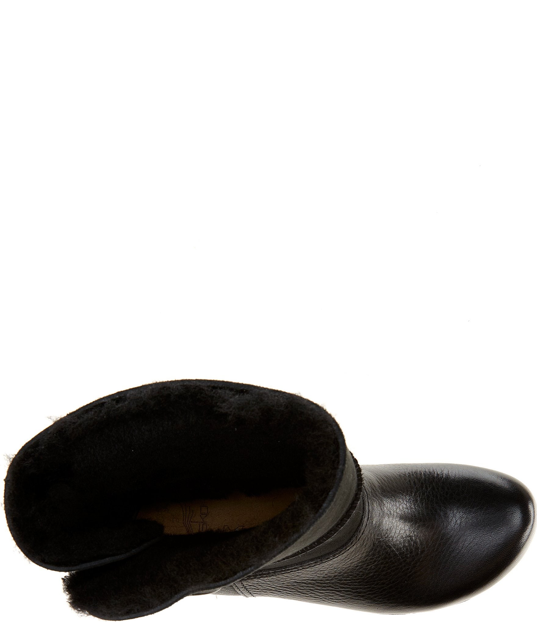 Dansko Lillith Leather and Suede Shearling Shaft Booties