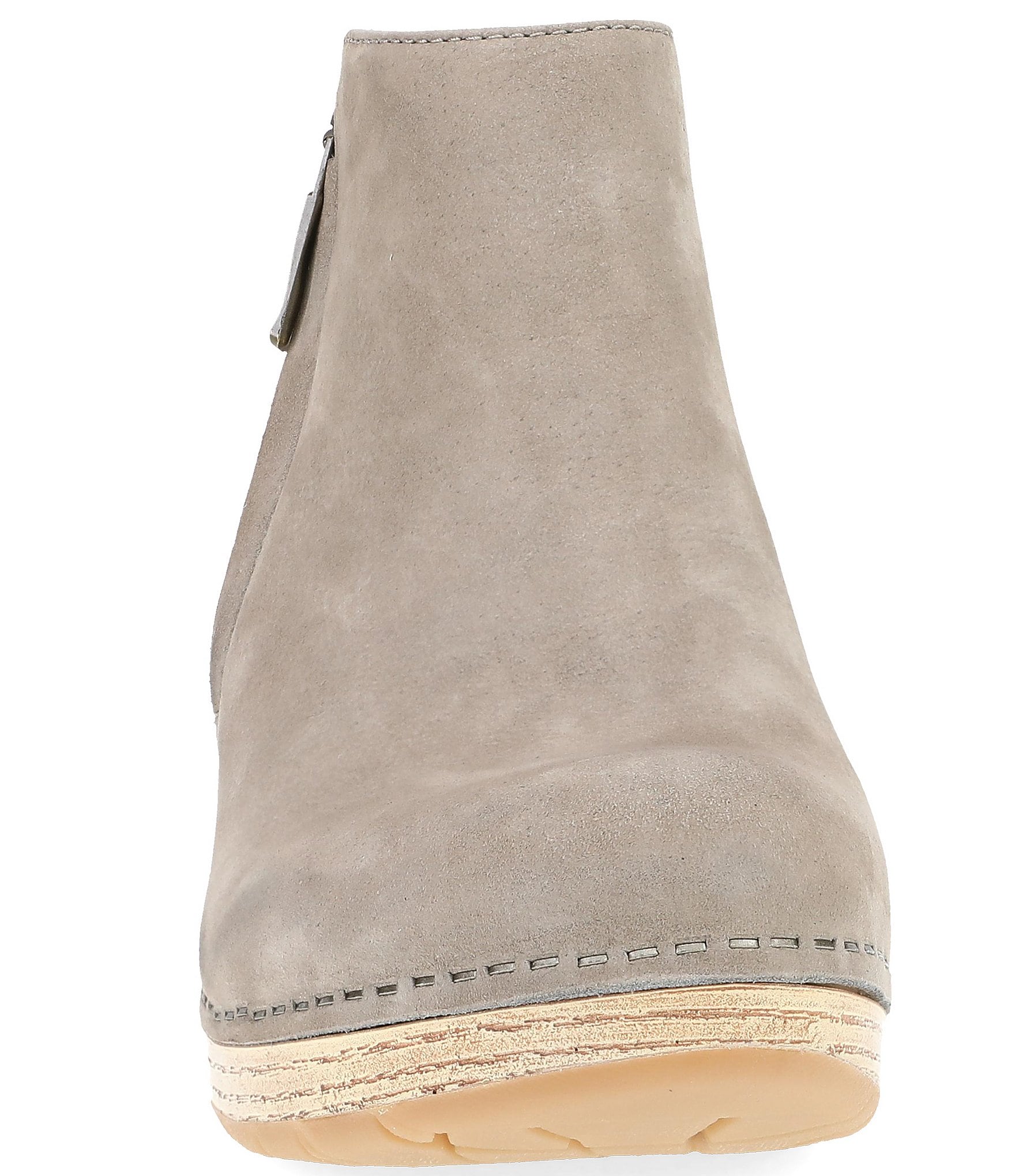 Dansko Lizanne Nubuck Suede Double Zipper Booties