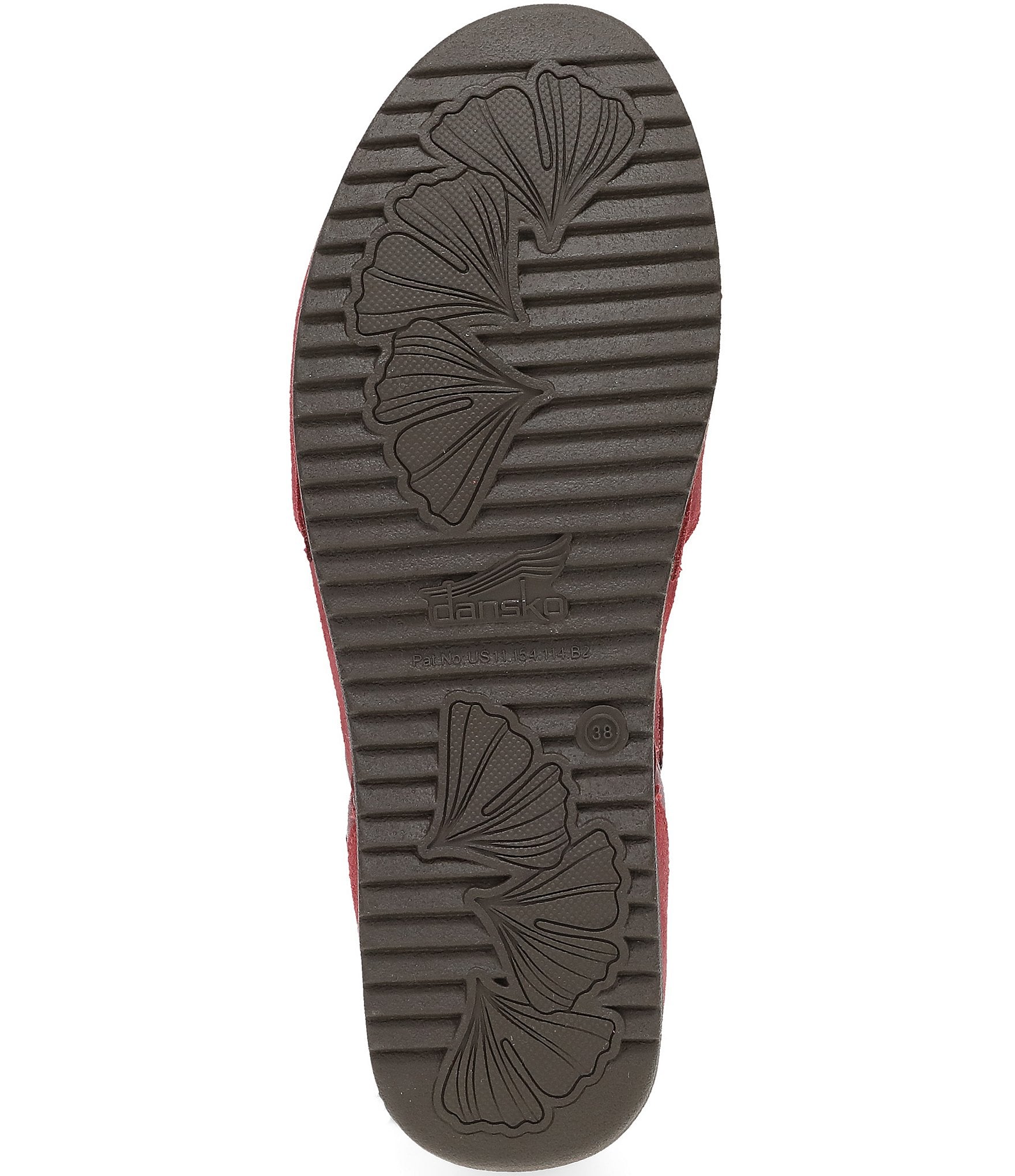 Dansko Mae Burnished Suede Mary Jane Clogs