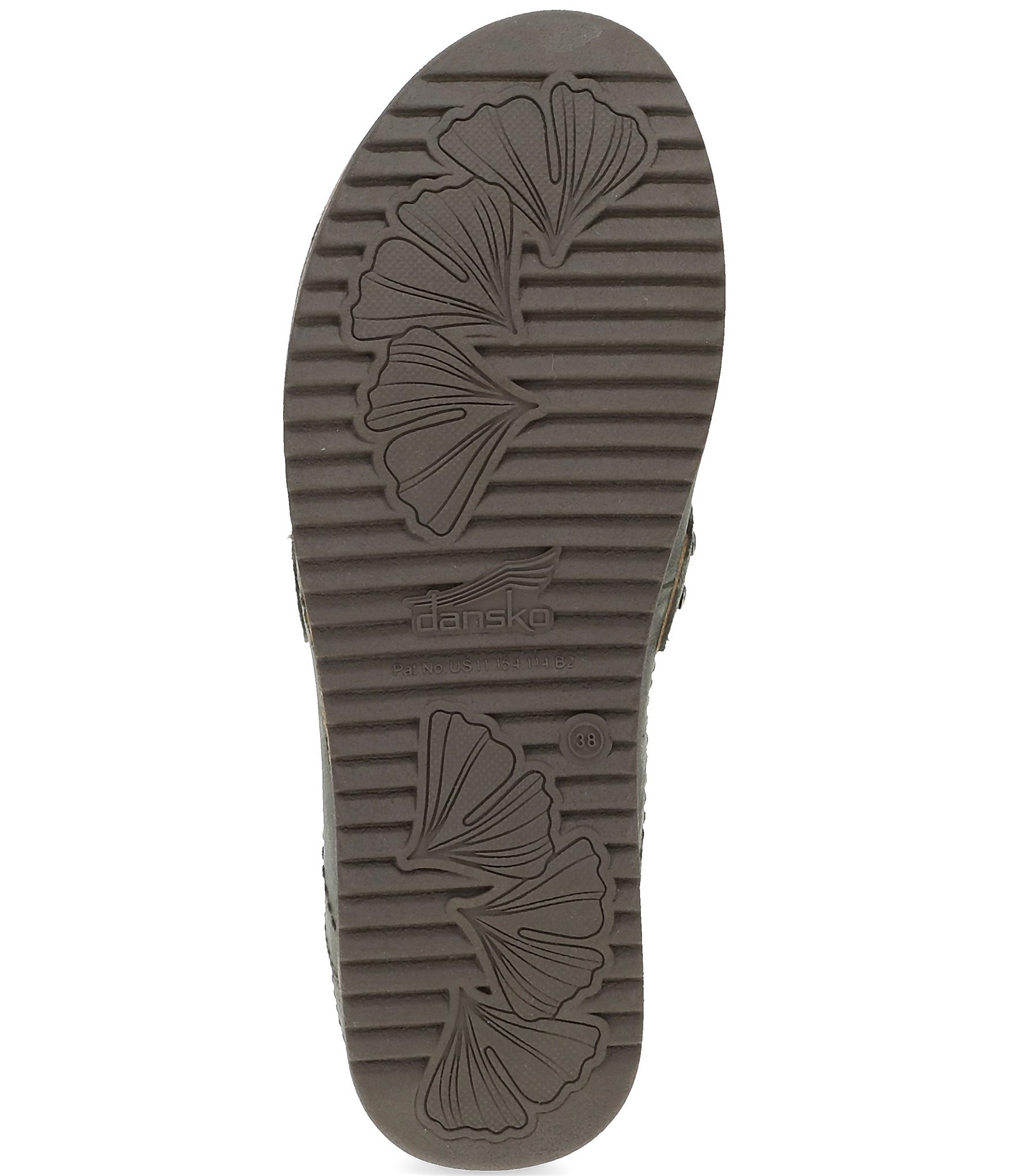 Dansko Maggy Nubuck Suede Penny Strap Clogs