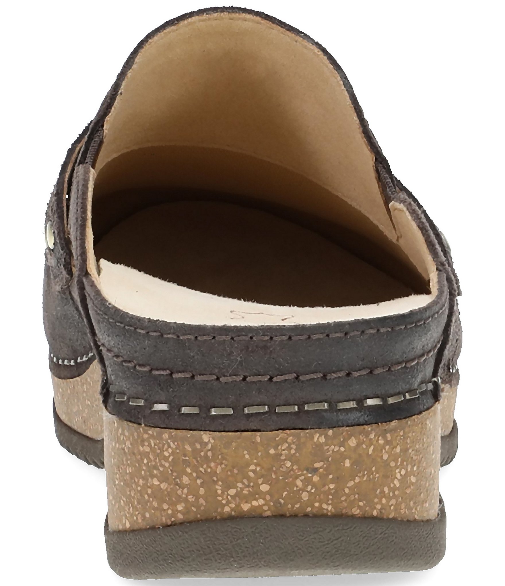 Dansko Maggy Nubuck Suede Penny Strap Clogs