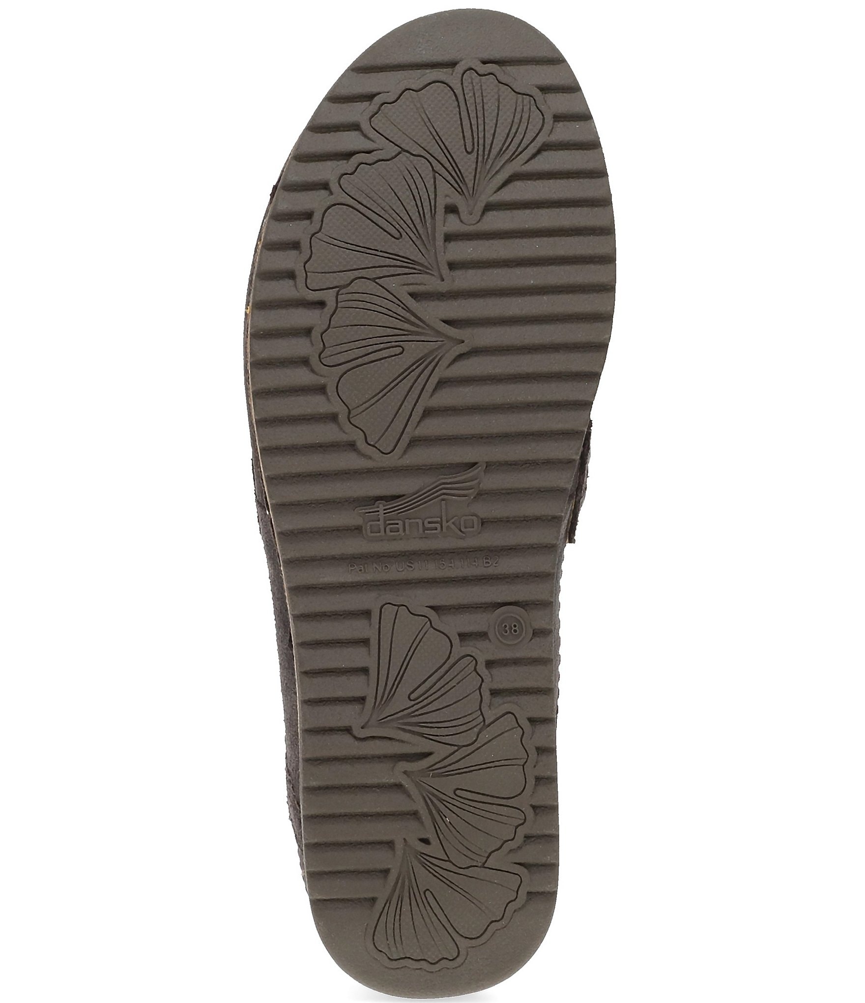 Dansko Maggy Nubuck Suede Penny Strap Clogs