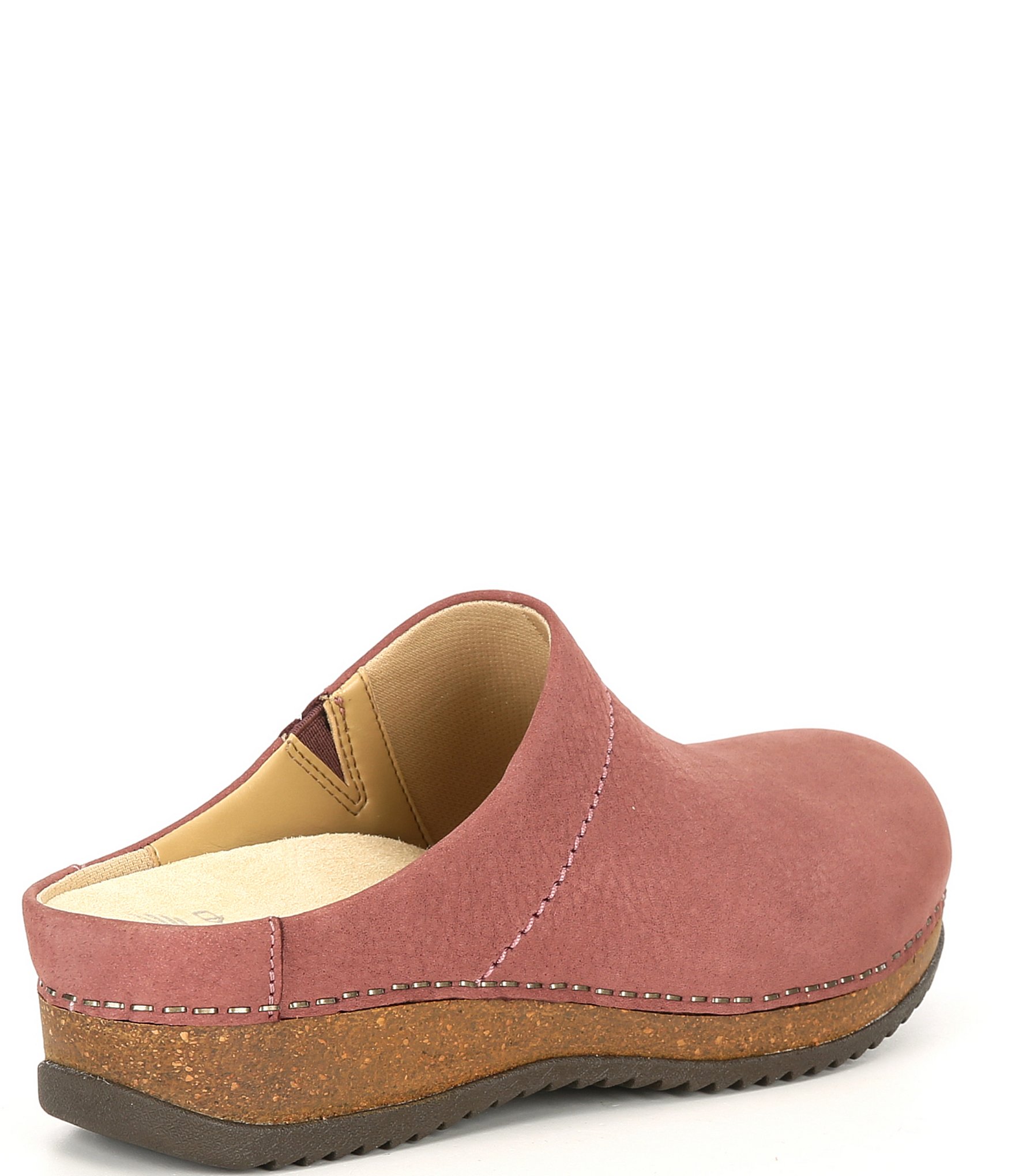 Dansko Mariella Nubuck Suede Clogs