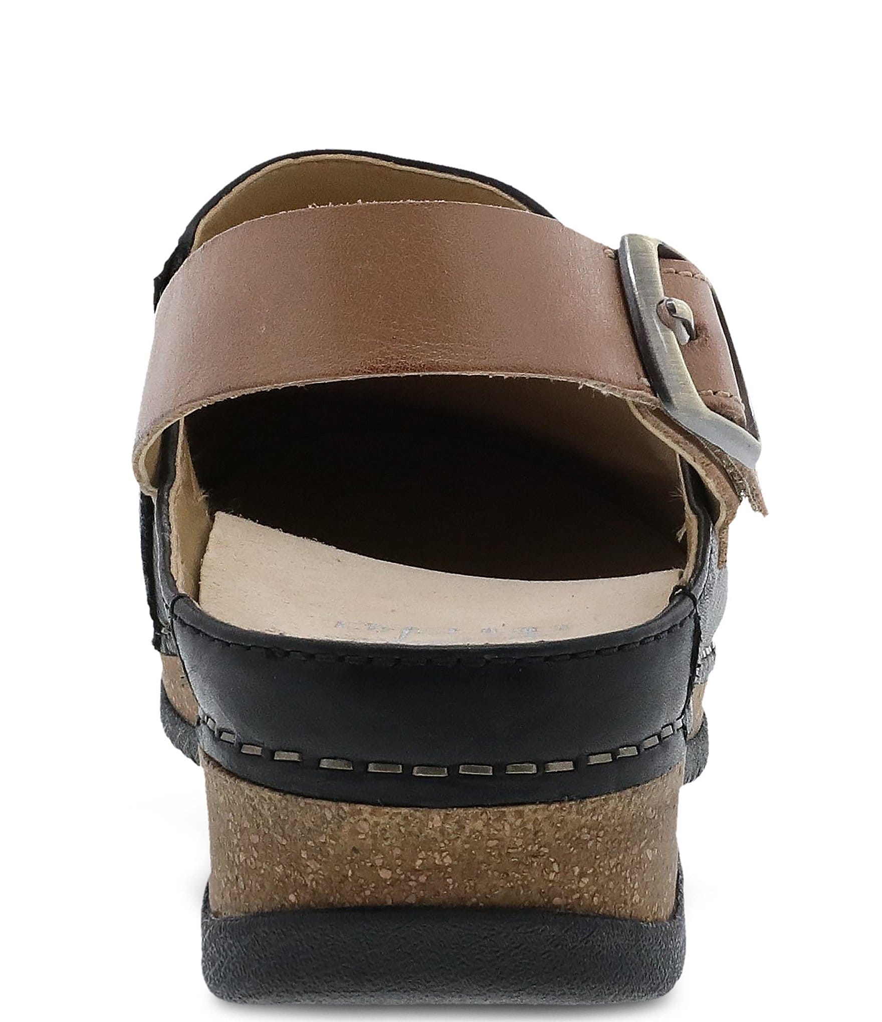 Dansko Merrin Leather Slingback Strap Clogs