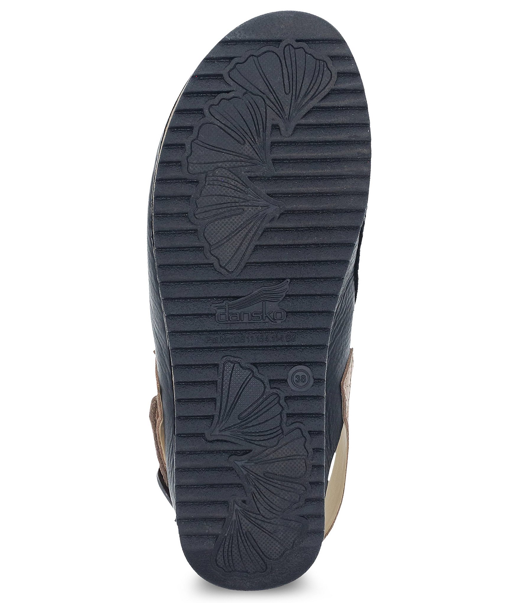 Dansko Merrin Leather Slingback Strap Clogs