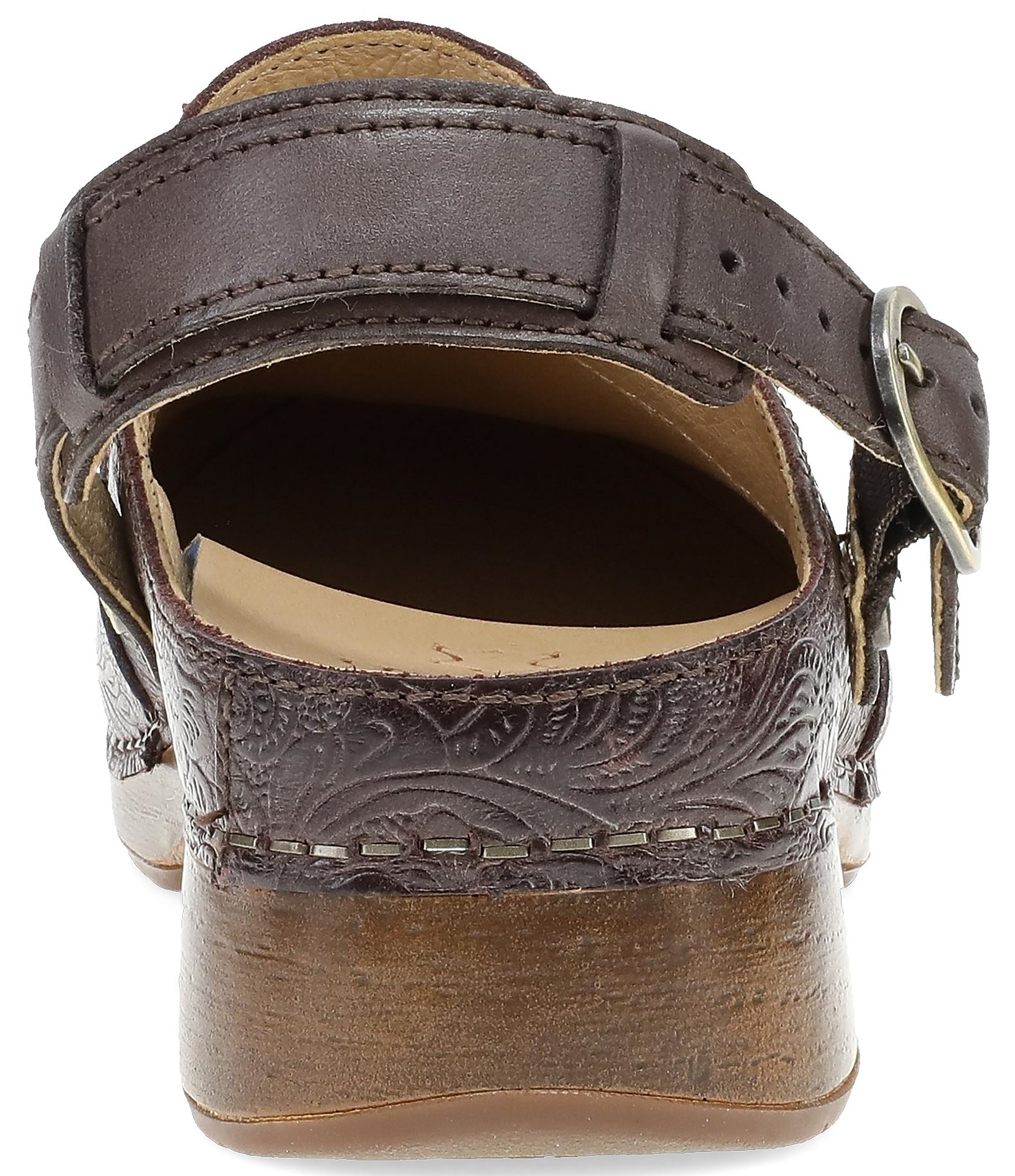 Dansko Millie Leather Swivel Strap Convertible Clogs