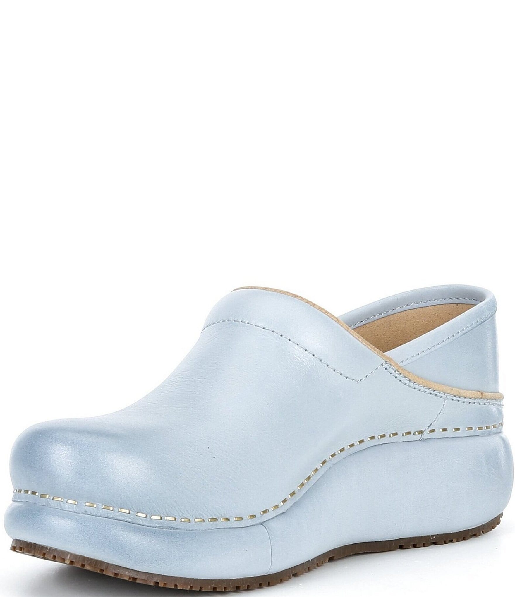 Dansko Platform Pro Leather Clogs