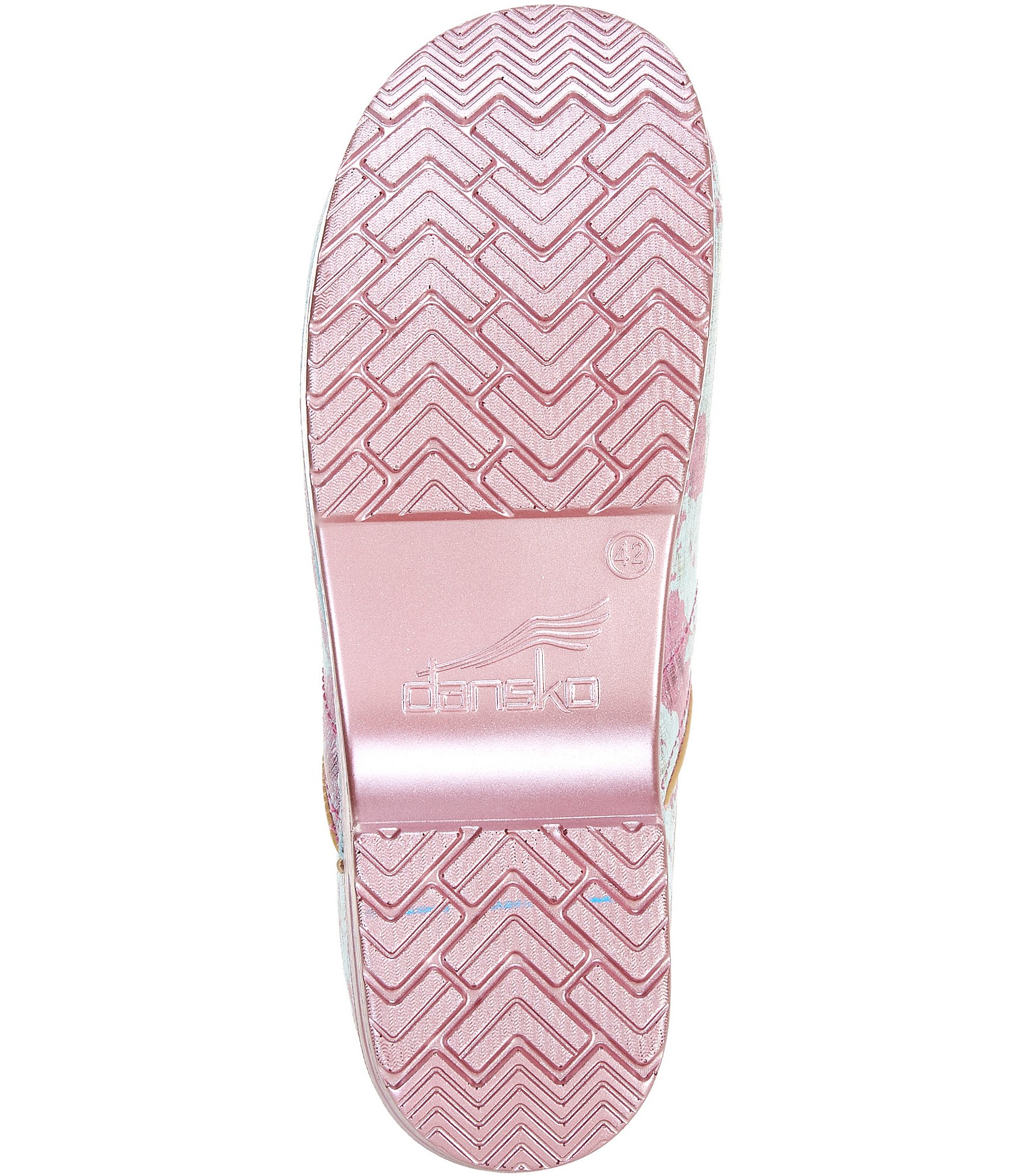 Dansko Professional Candy Sky Leather Clogs