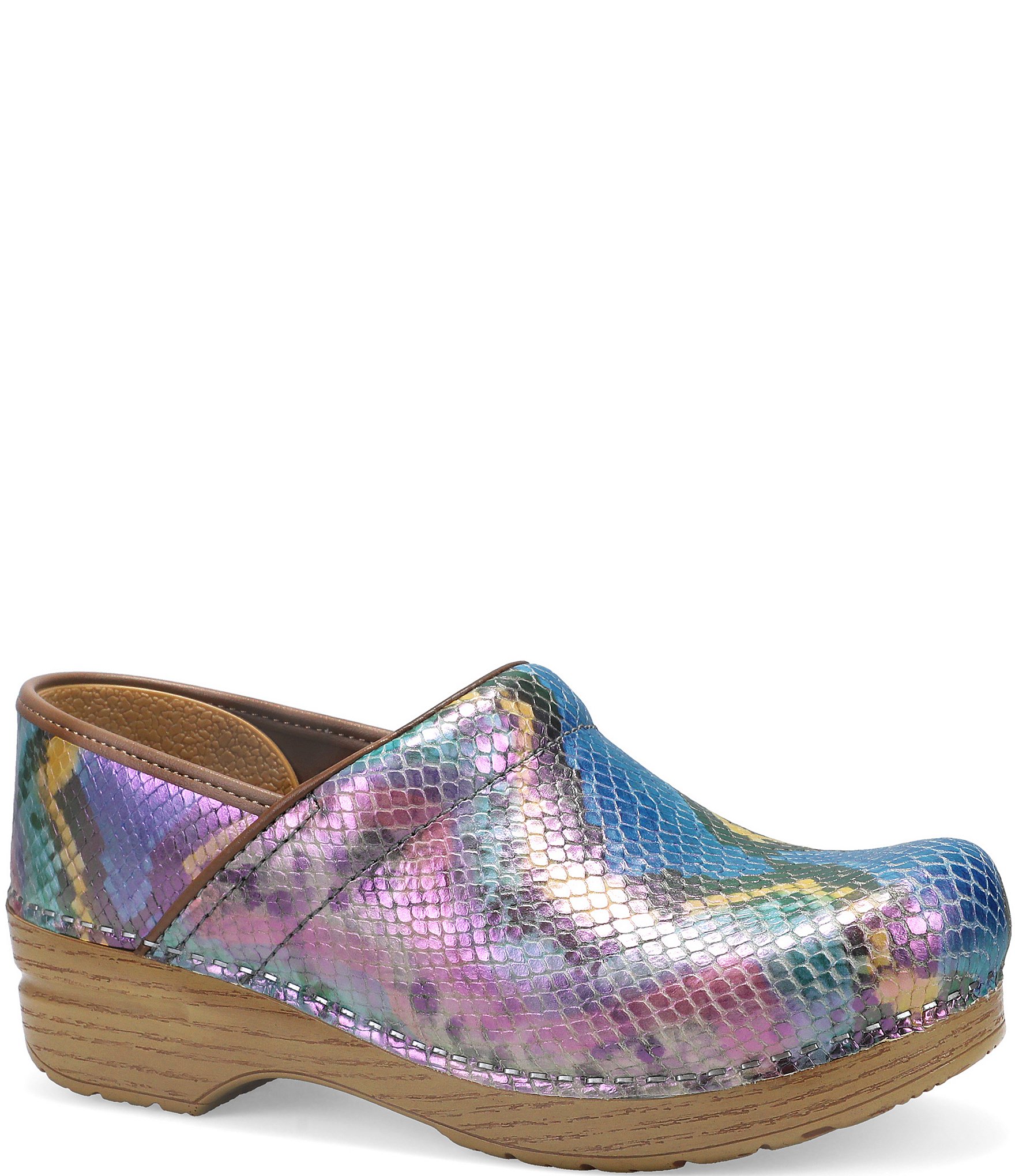 Dansko Professional Watercolor Slip On popular Clogs 40