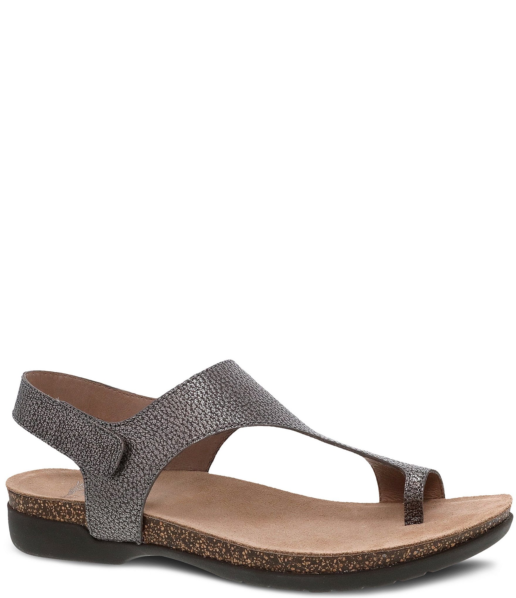 Women's grey flat cheap sandals