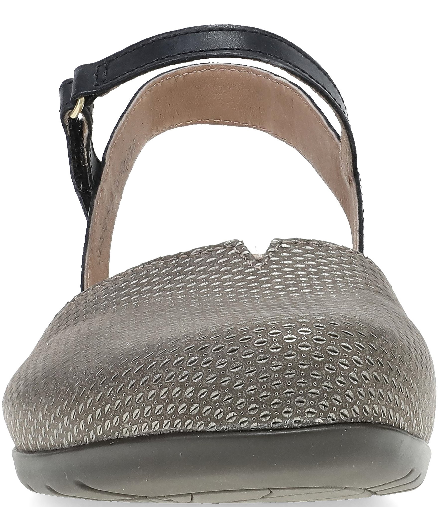 Dansko Rowan Leather Ankle Strap Mary Jane Clogs