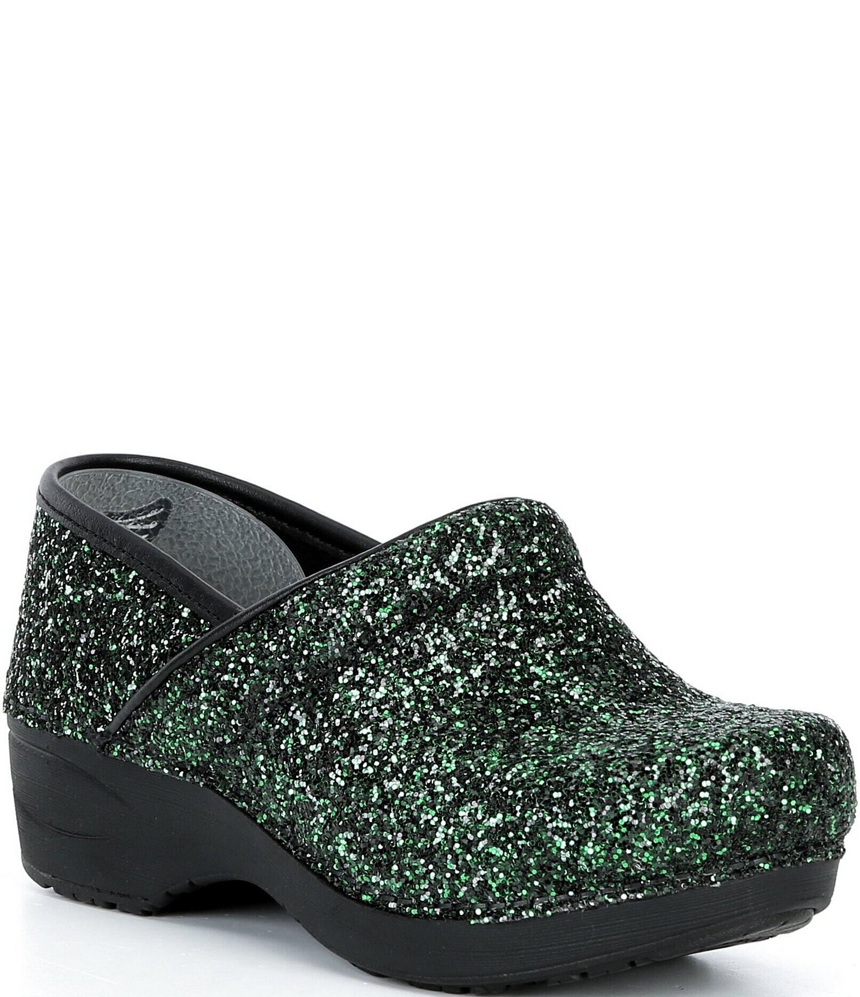 Dansko XP 2.0 Glitter Leather Clogs
