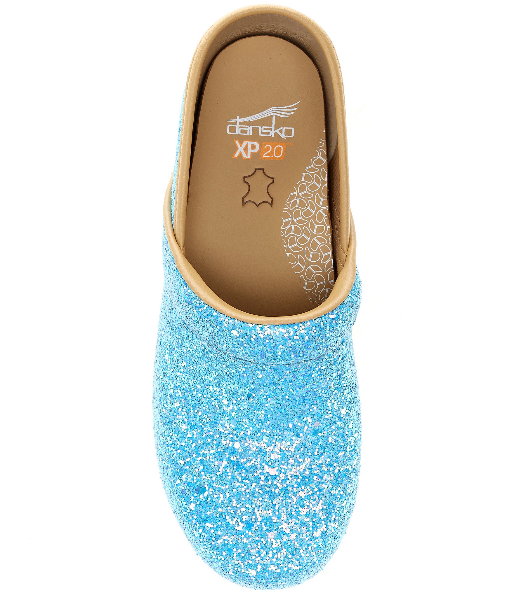 Dansko XP 2.0 Glitter Leather Clogs