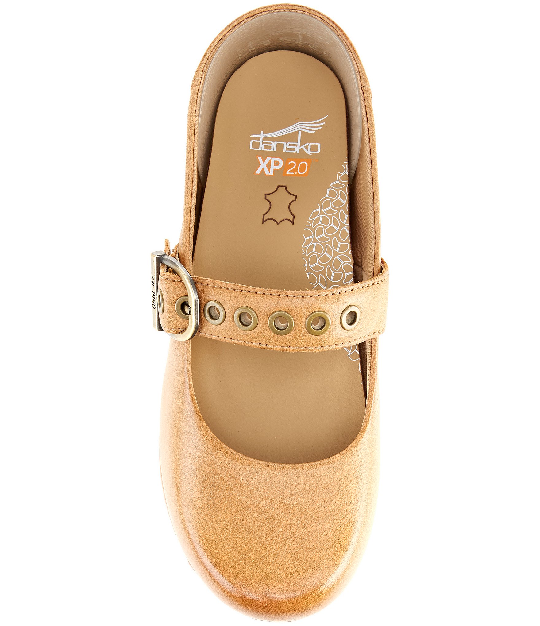 Dansko XP 2.0 Leather Mary Jane Clogs