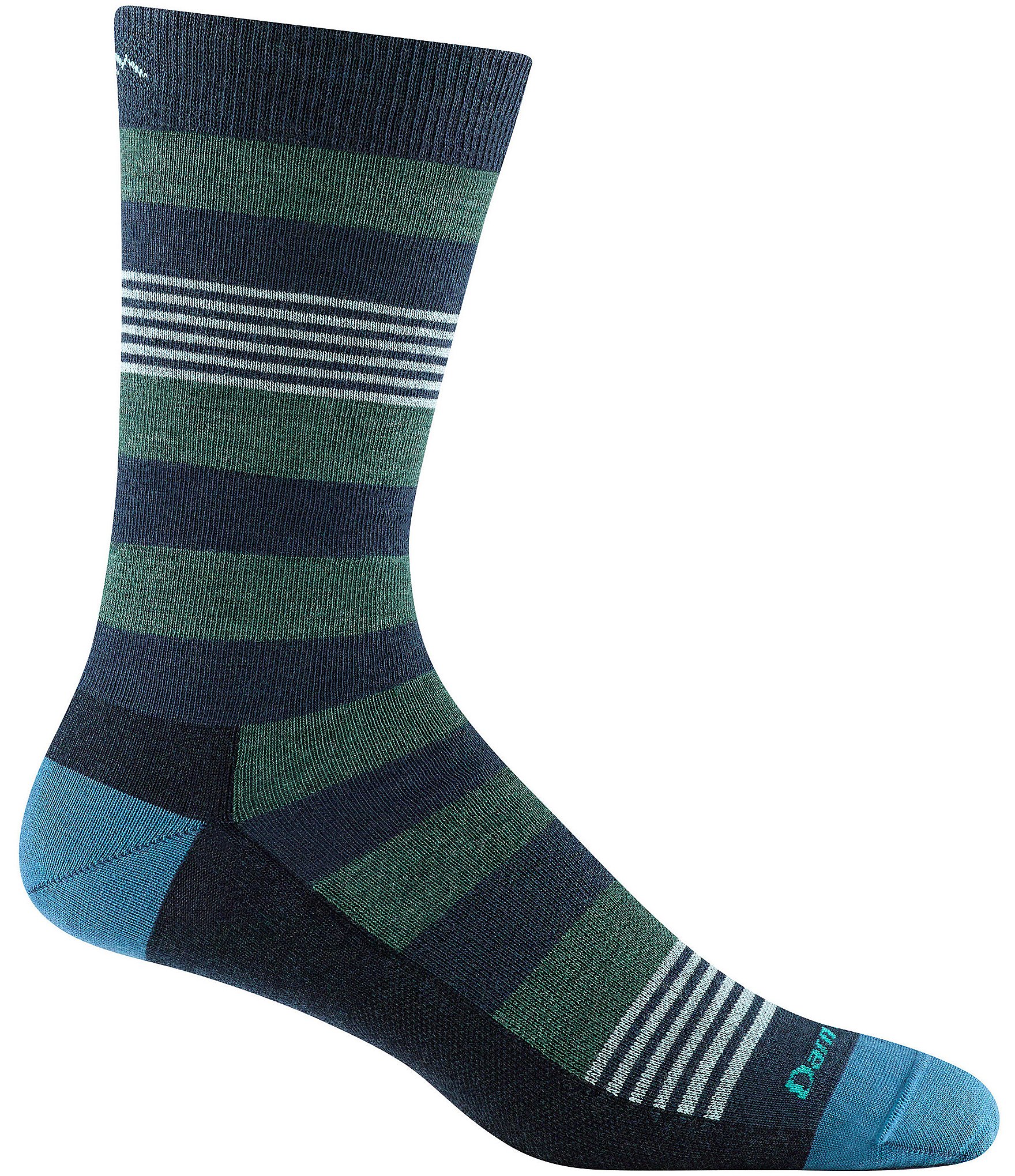 Darn Tough Lightweight Oxford Striped Crew Socks