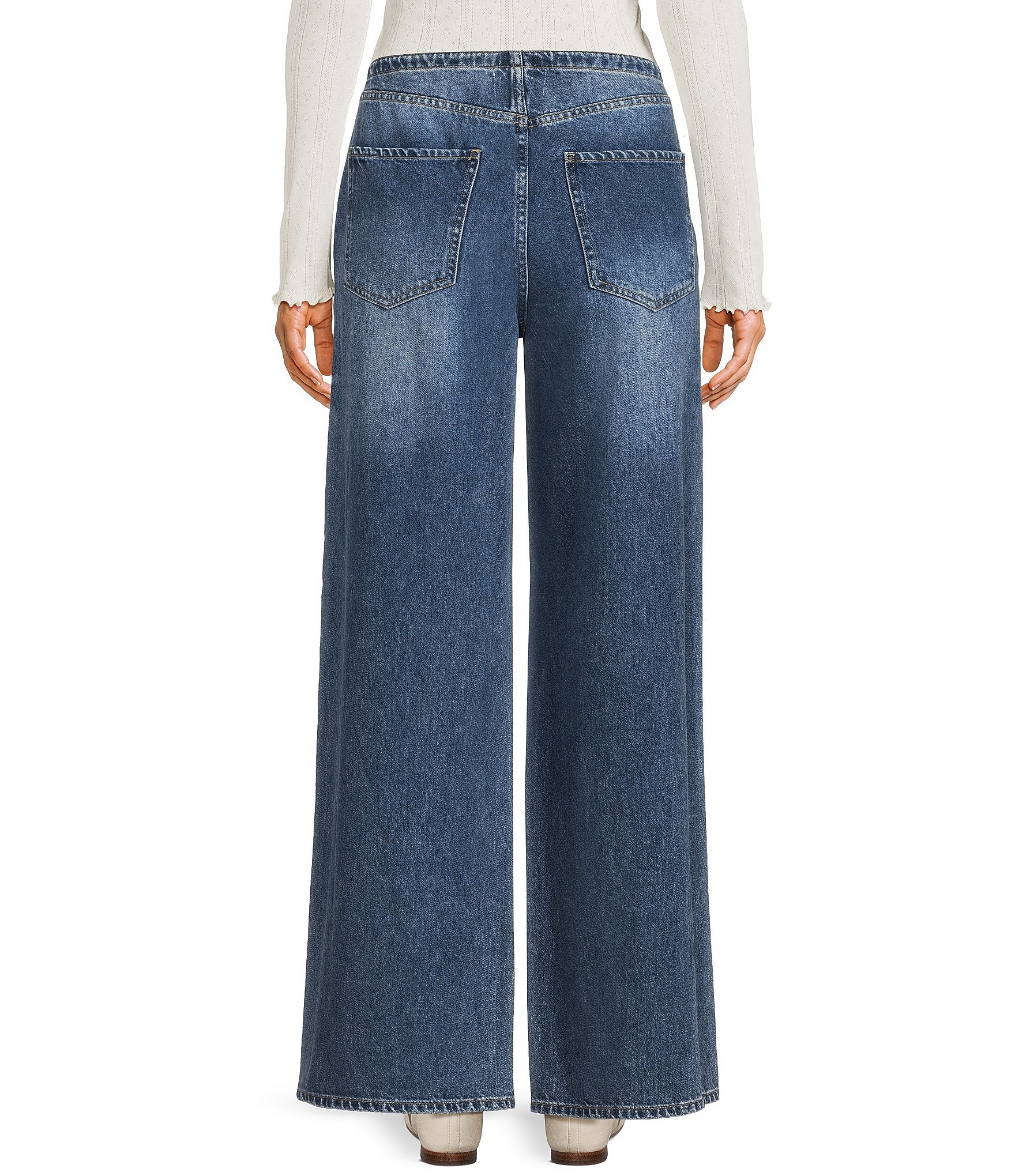 Daze Madison Mid Rise Drawstring Jeans