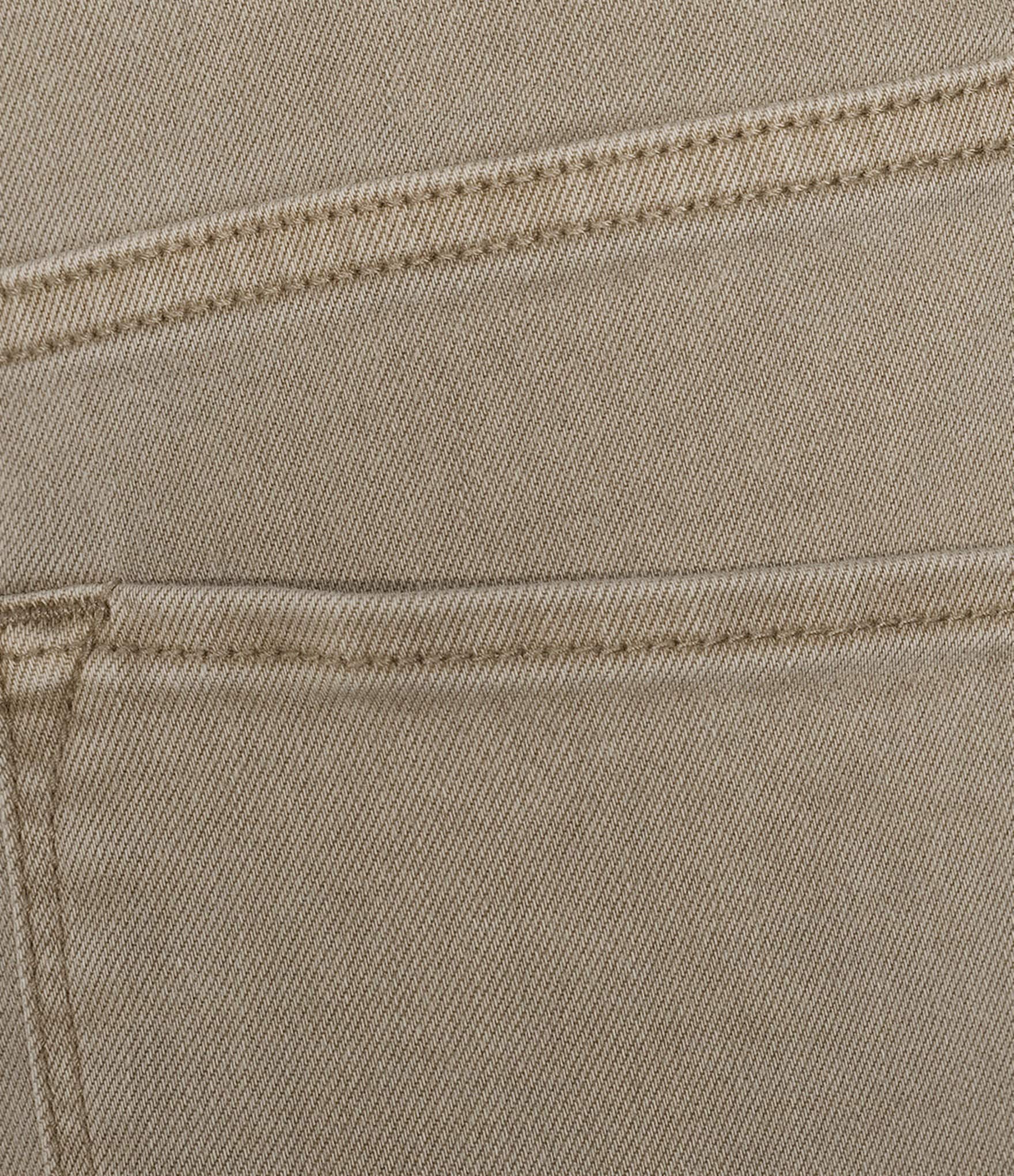 Dear John Holly Twill Wide Leg Flat Front Patch Pocket Jeans