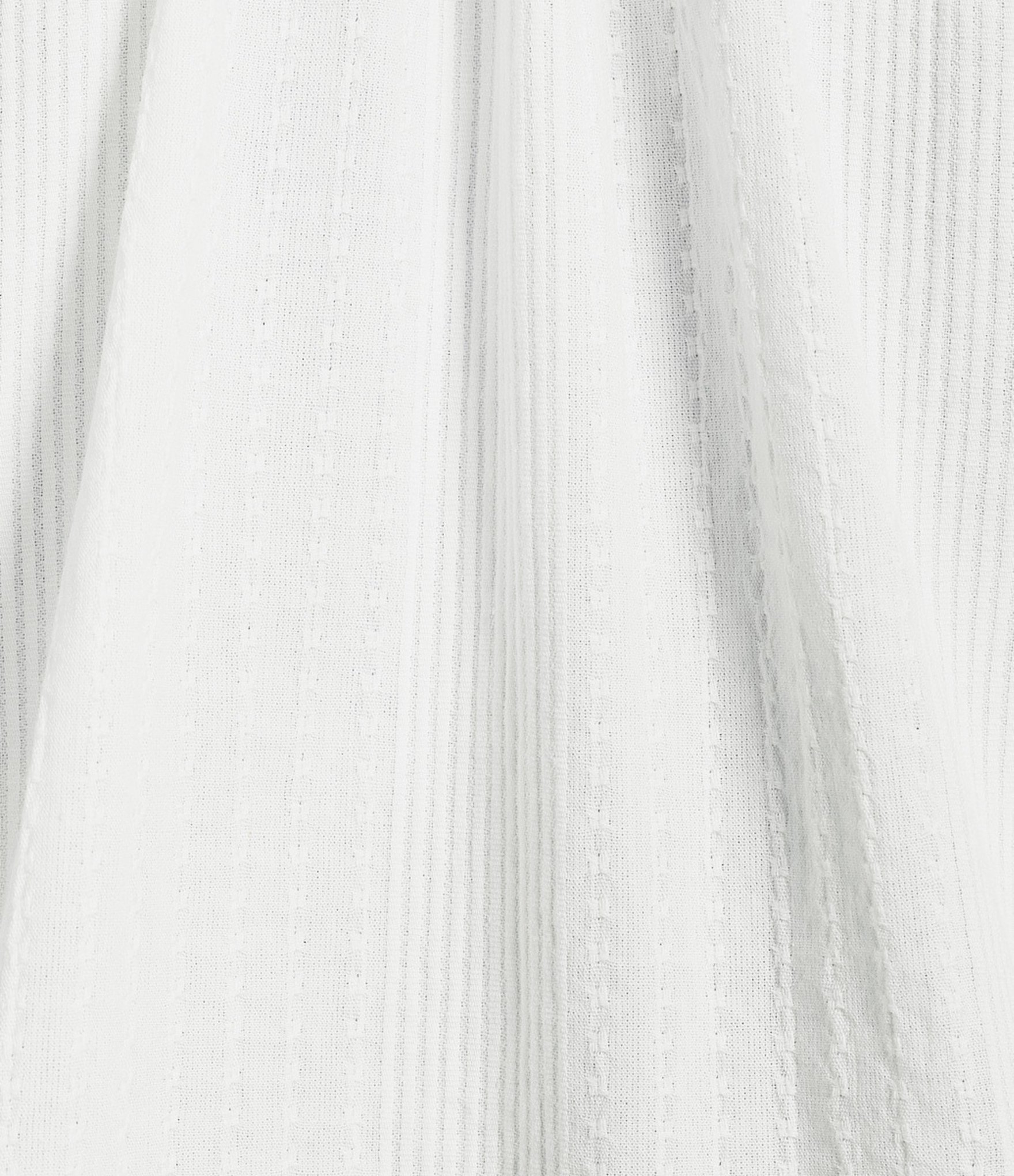 Dear John Sybil Woven Split V-Neck 3/4 Sleeve Ruffle Blouse