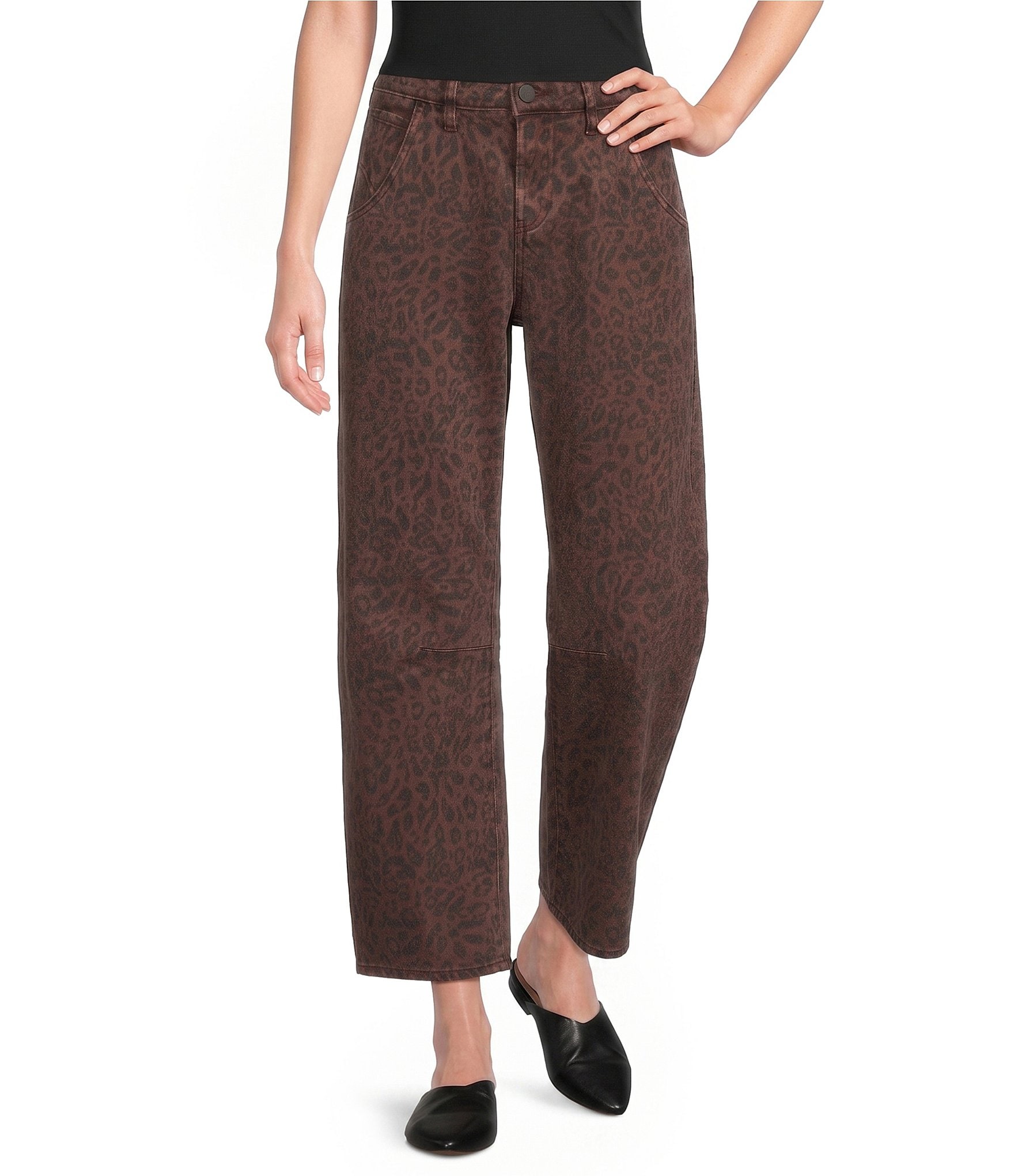 Dear John Twill Lasso Barrel Leg Crop Length Jeans