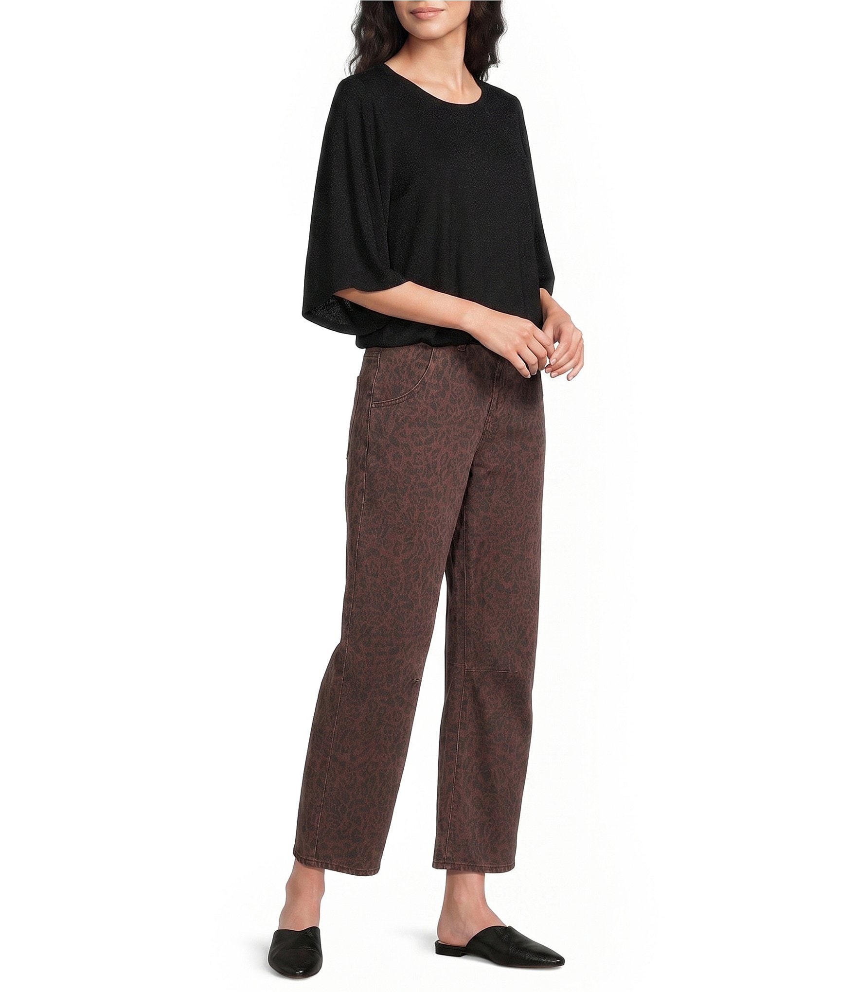 Dear John Twill Lasso Barrel Leg Crop Length Jeans