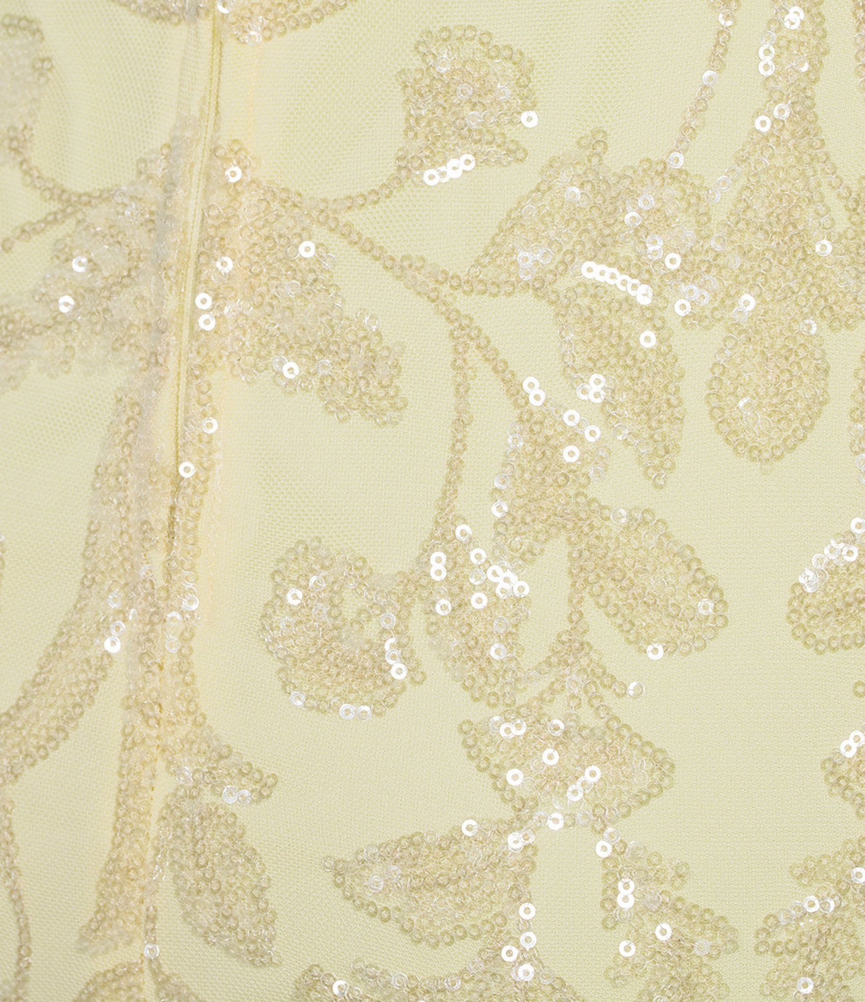 Dear Moon Sequin Patterned Halter Neck Long Dress