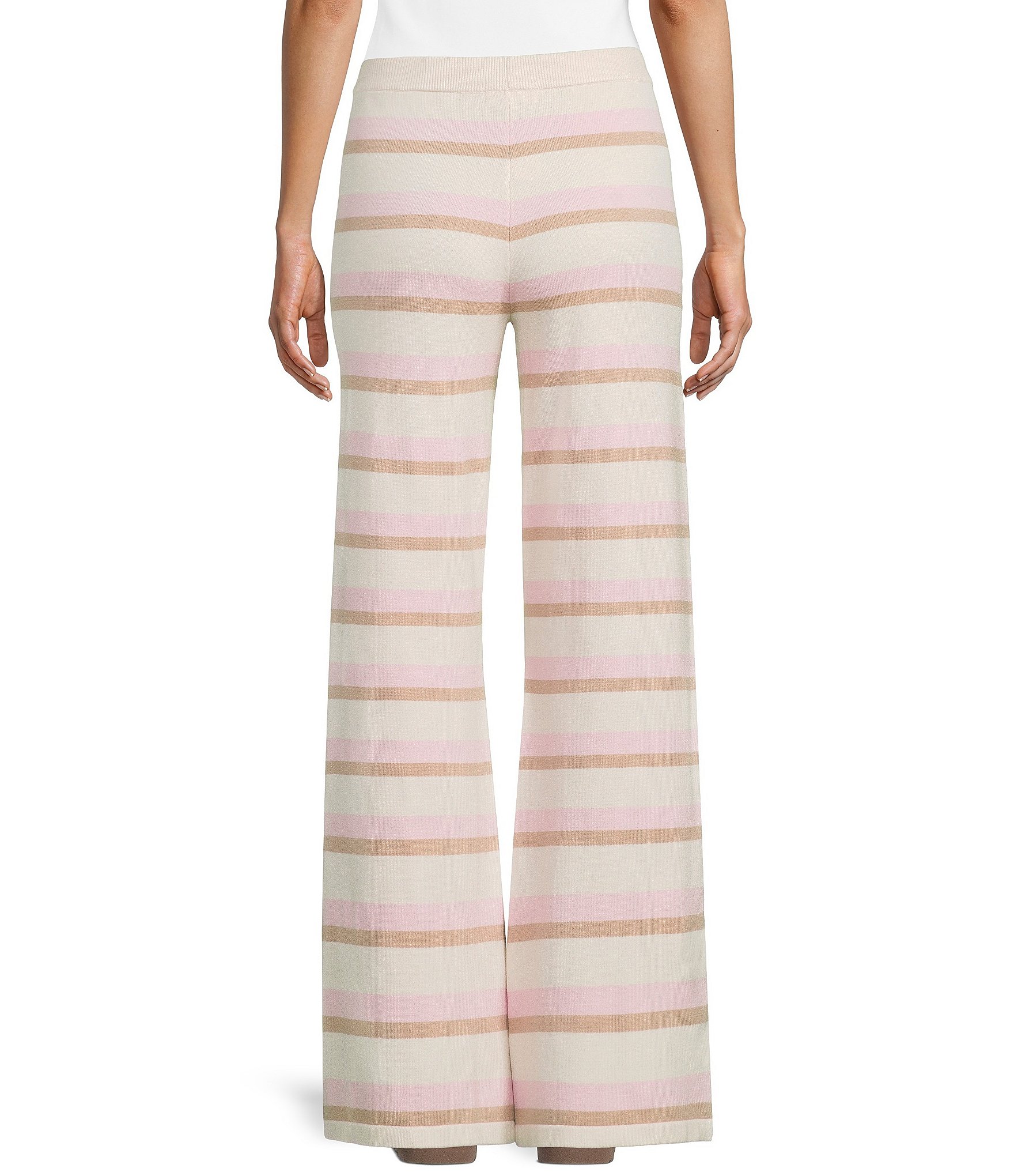 Dee Elly Stripe Wide Leg Coordinating Pants