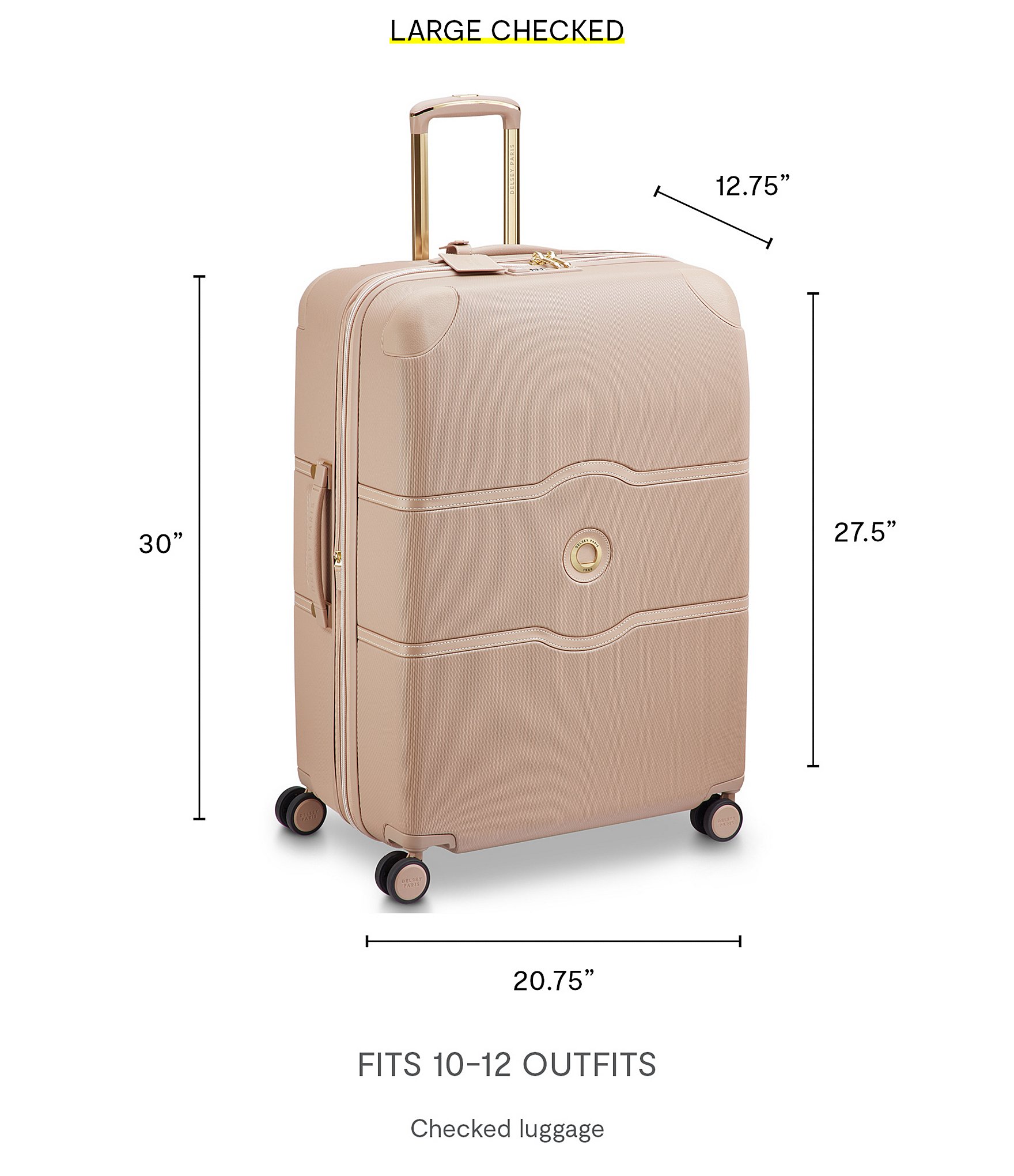 Delsey Paris Chatelet Air 2.0 28#double; Upright Spinner Suitcase