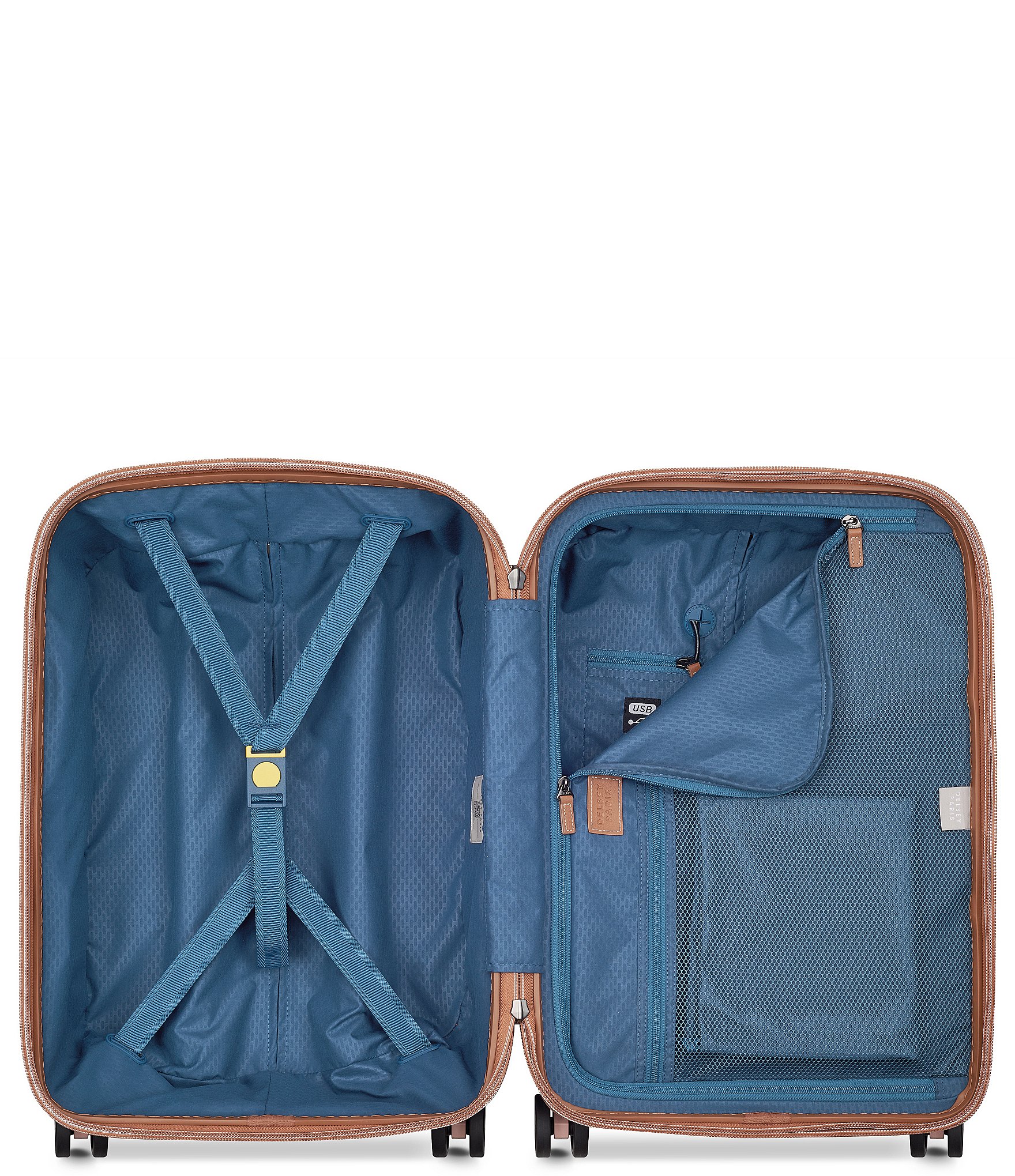 Delsey Paris Chatelet Air 2.0 Large 21#double; Upright Carry-On Spinner Suitcase