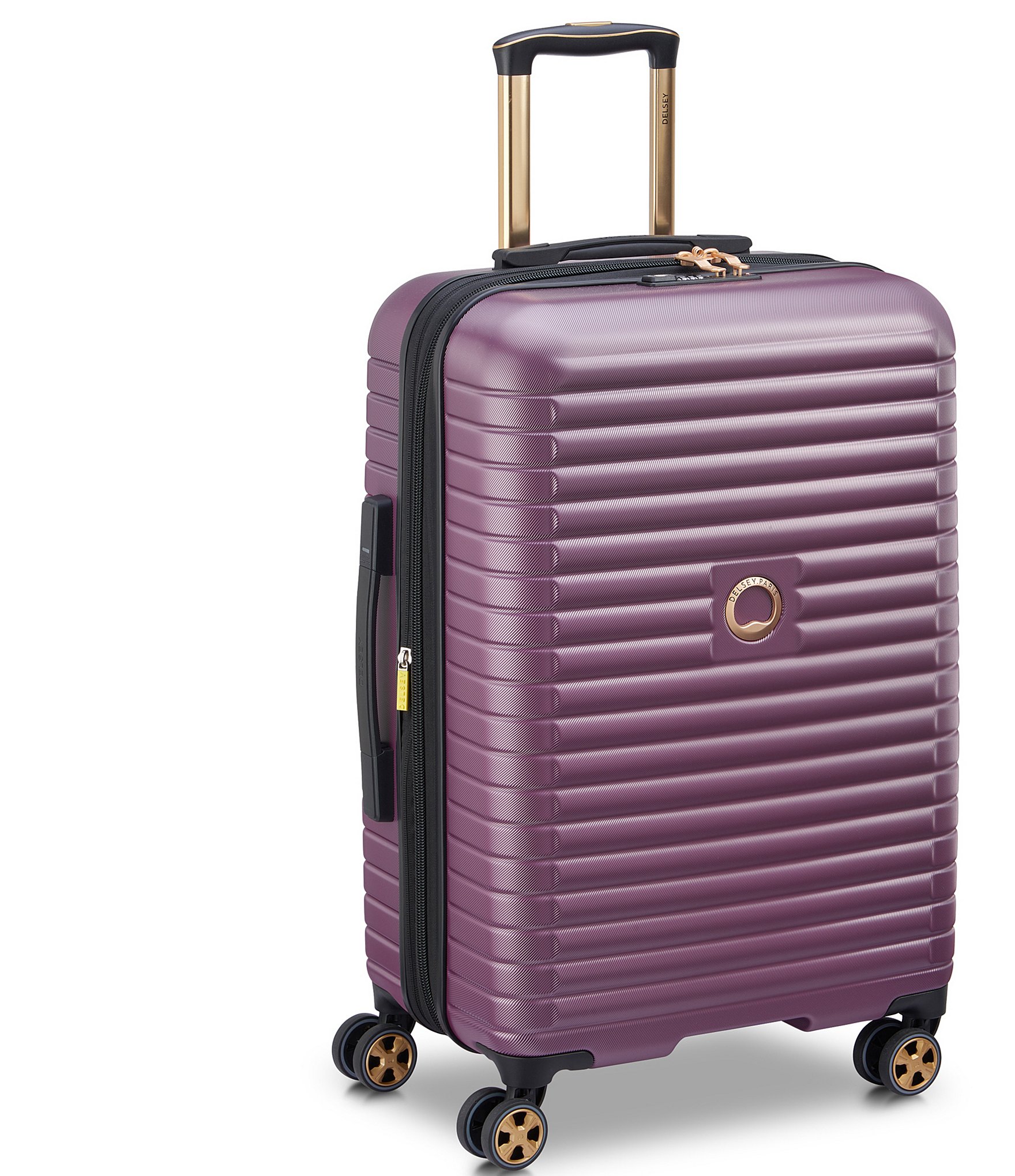 Delsey Paris Cruise 3.0 24#double; Expandable Upright Spinner Suitcase