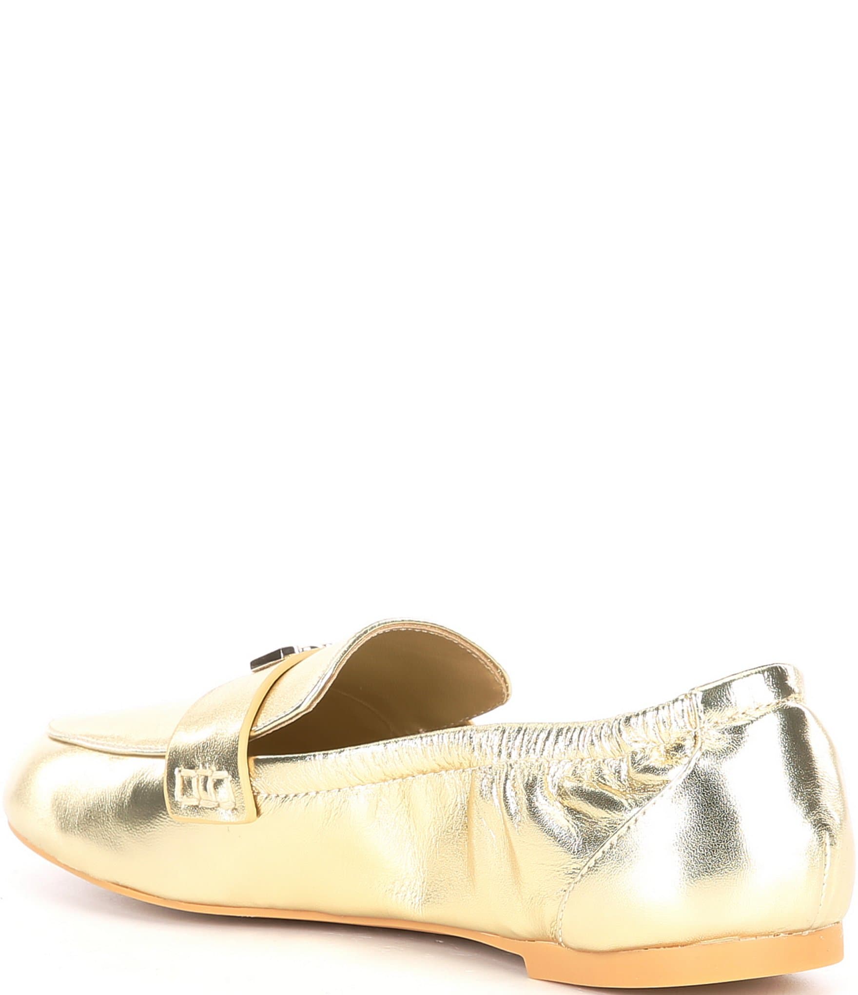 Deltan James Leather Logo Hardware Loafers