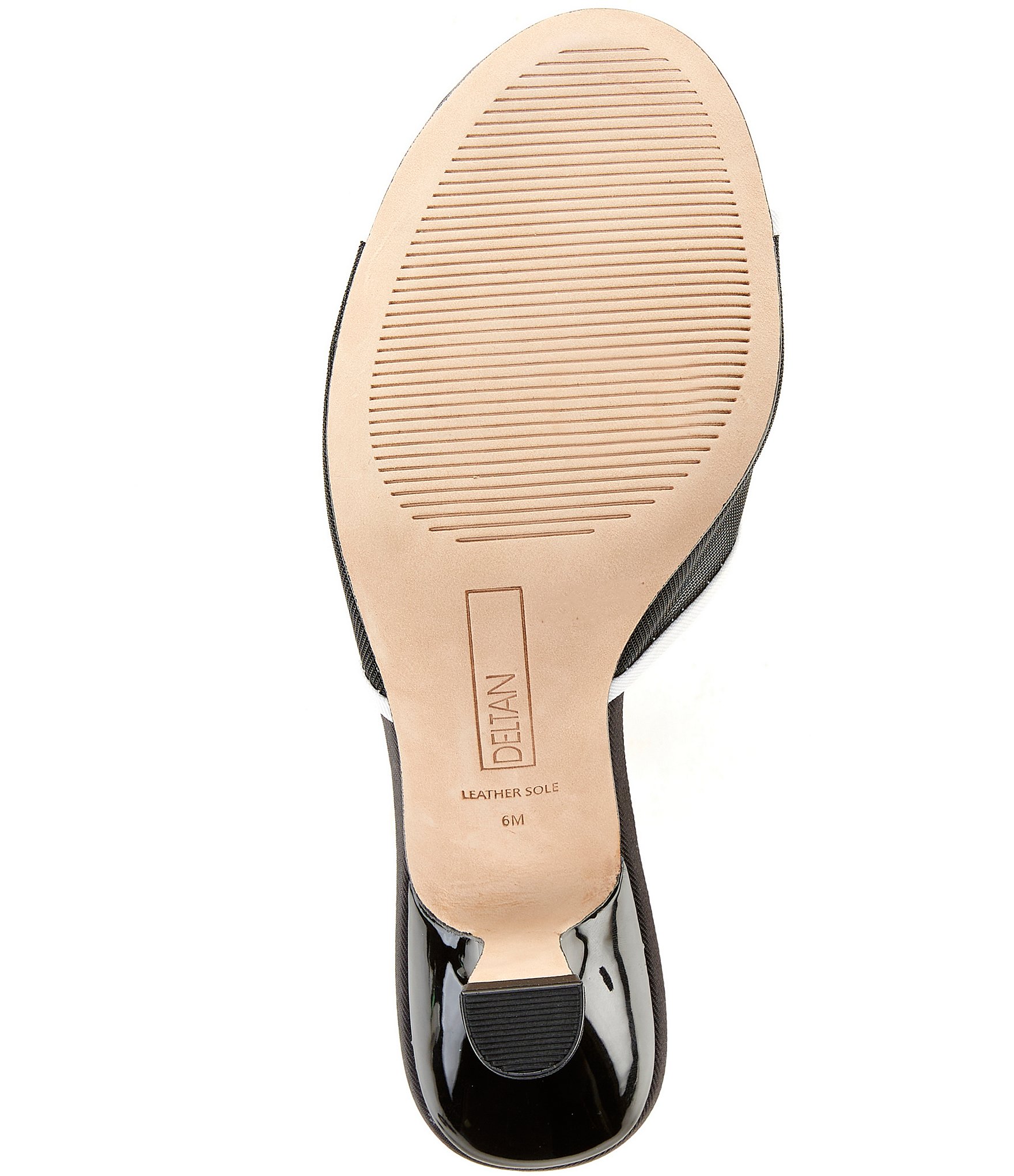 Deltan Maggie Mesh Bow Detail Dress Slide Sandals