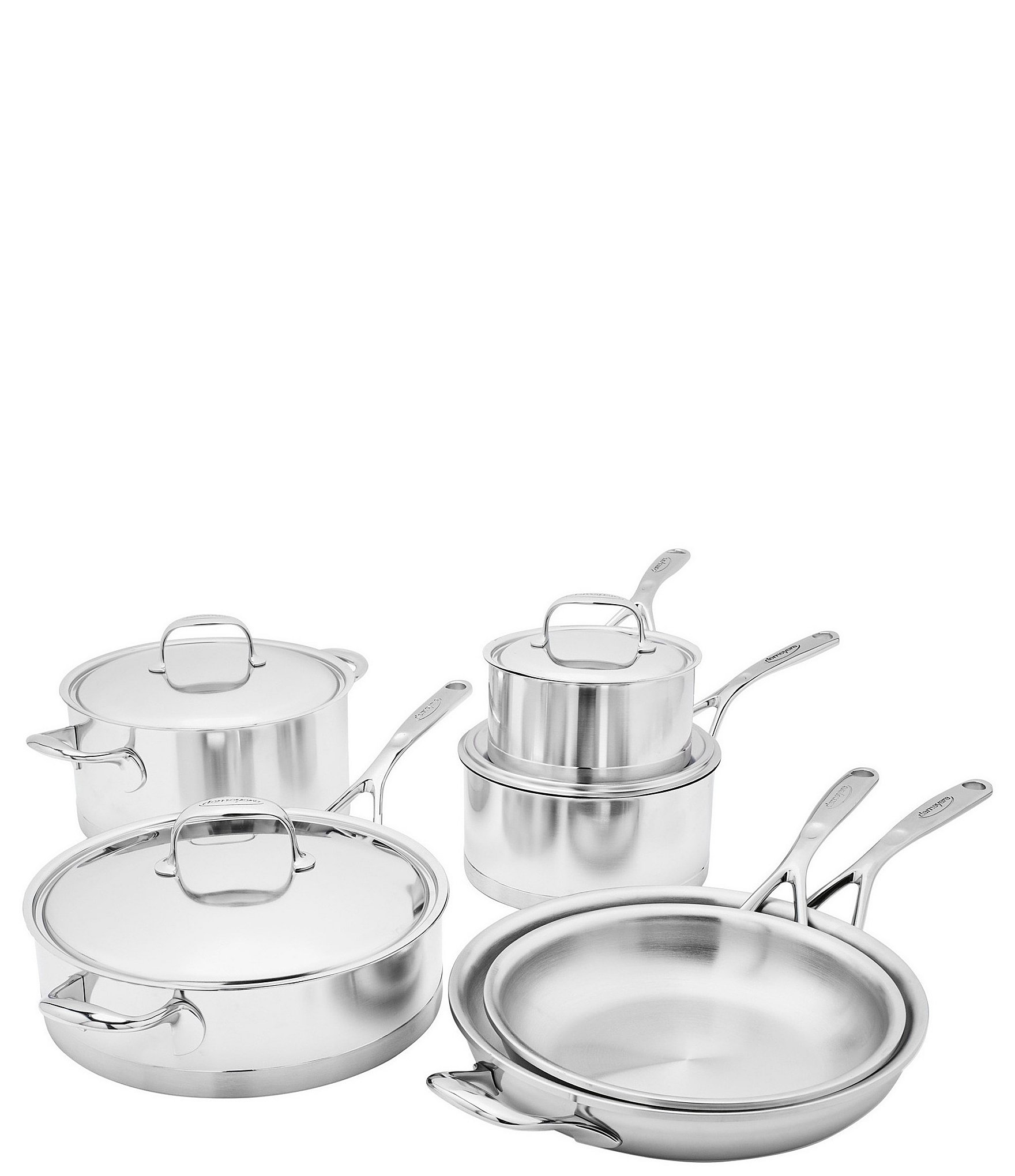 Demeyere Atlantis 7 Collection Stainless-Steel 10-Piece Cookware Set