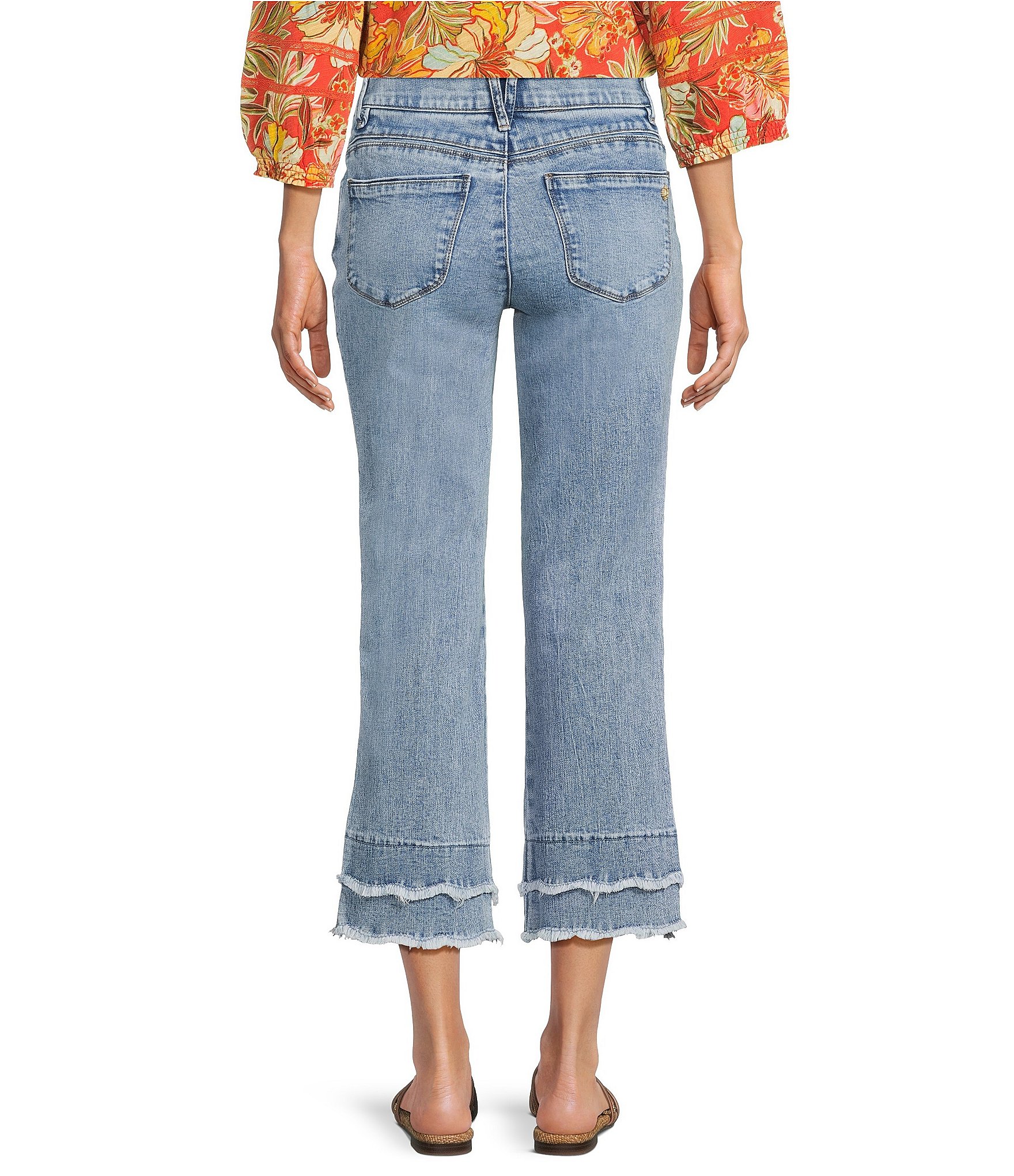 Democracy #double;Ab#double;solution® Fray Hem Skimmer Jeans