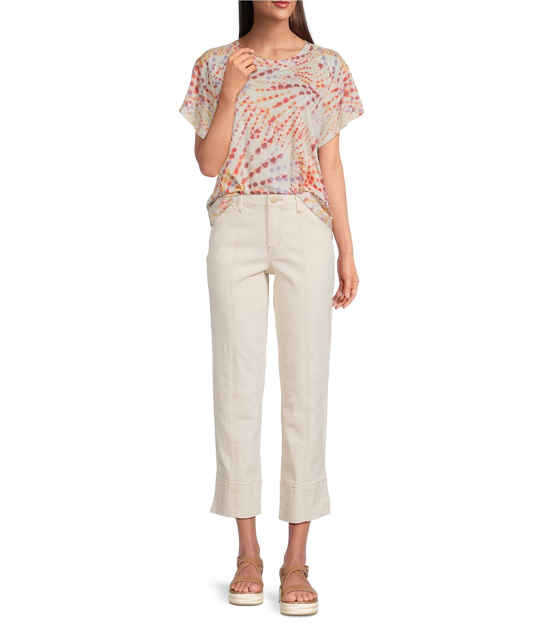 Democracy #double;Ab#double;solution® High-Rise Kick Flare Leg Cropped Pants