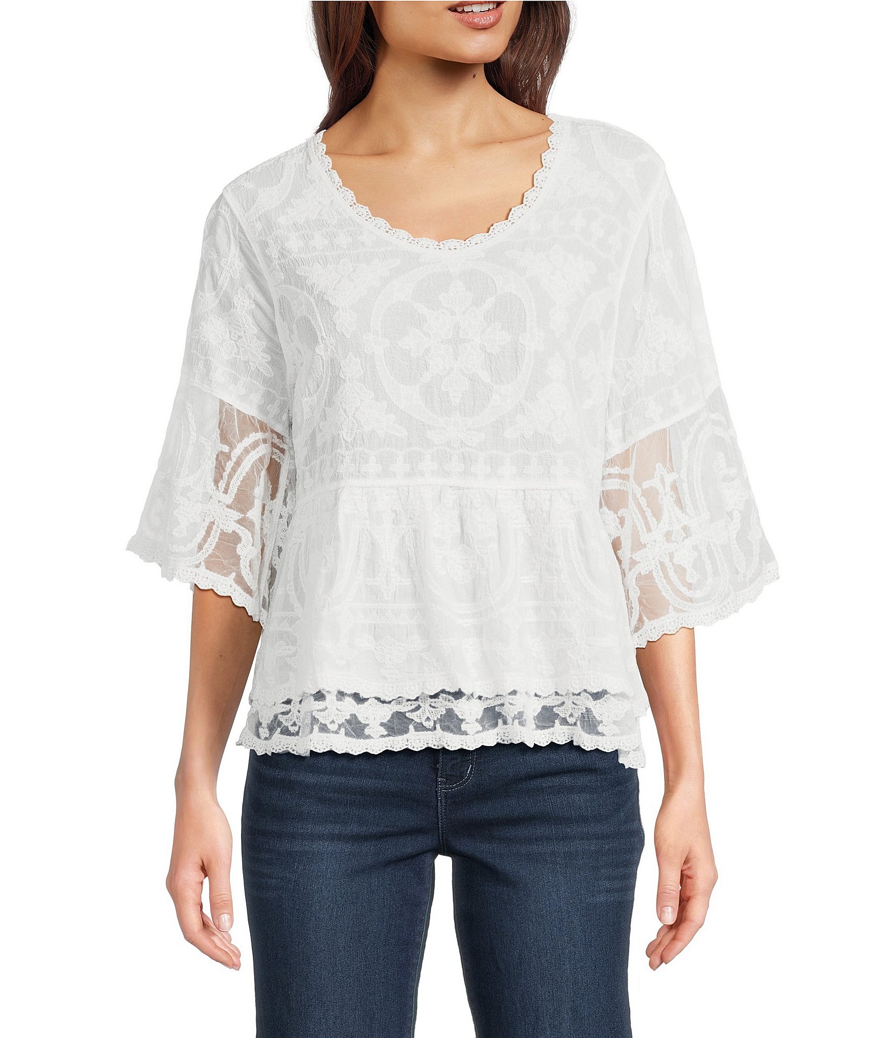 peplum tops: Women's Tops & Dressy Tops | Dillard's