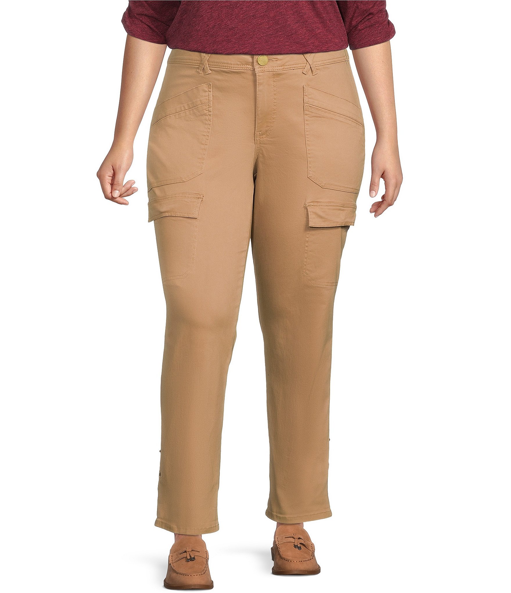 Democracy Womens Plus-Size Ab Solution Straight Leg Jean : :  Clothing, Shoes & Accessories