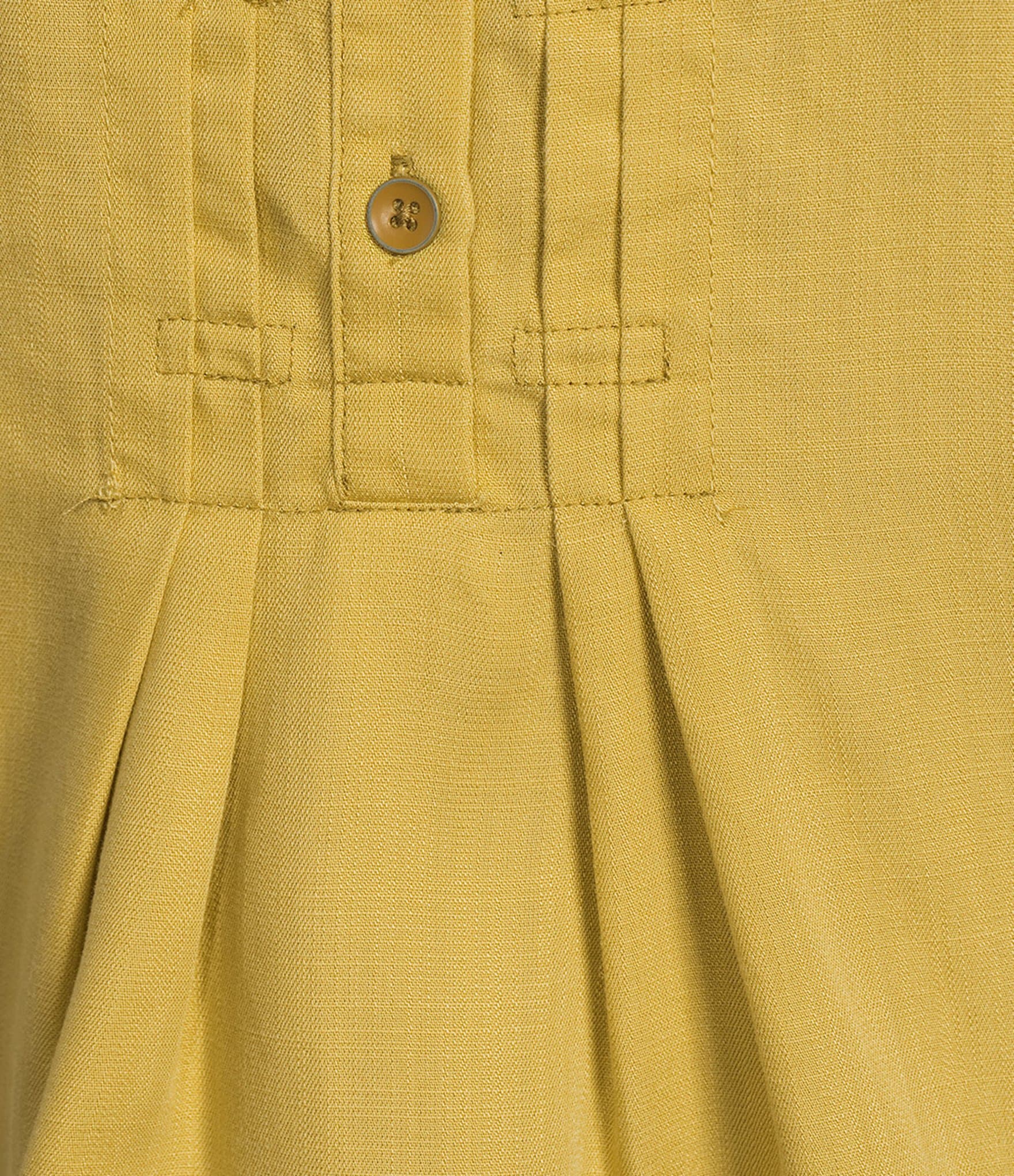 Democracy Woven Collared Sleeveless Embroidered Scalloped Hem Top