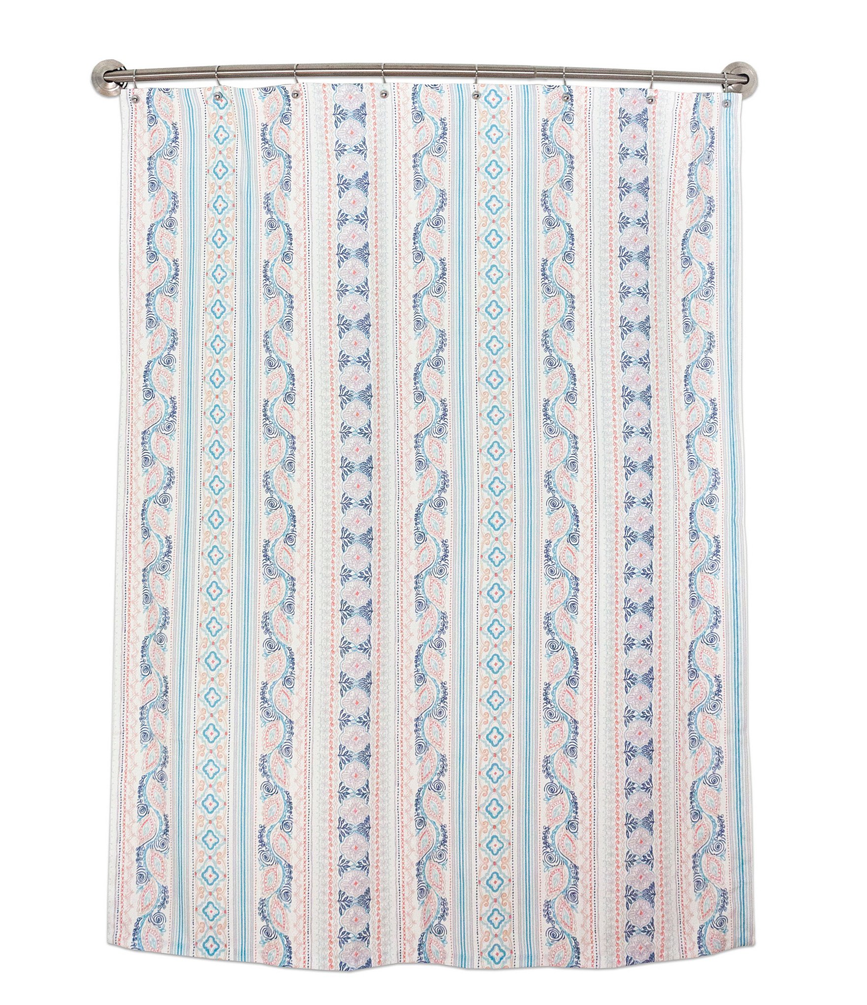 Dena Home Lilly MedallionStriped Shower Curtain Dillards