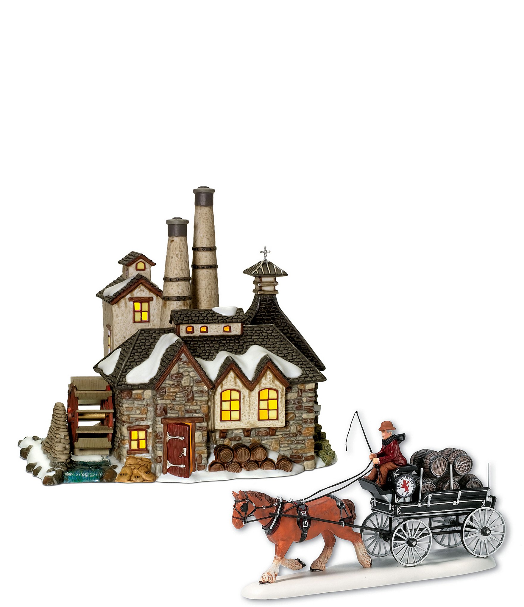 Department 56 Dickens' Village Collection - London Gin Distillery Lighted  Building | Dillard's