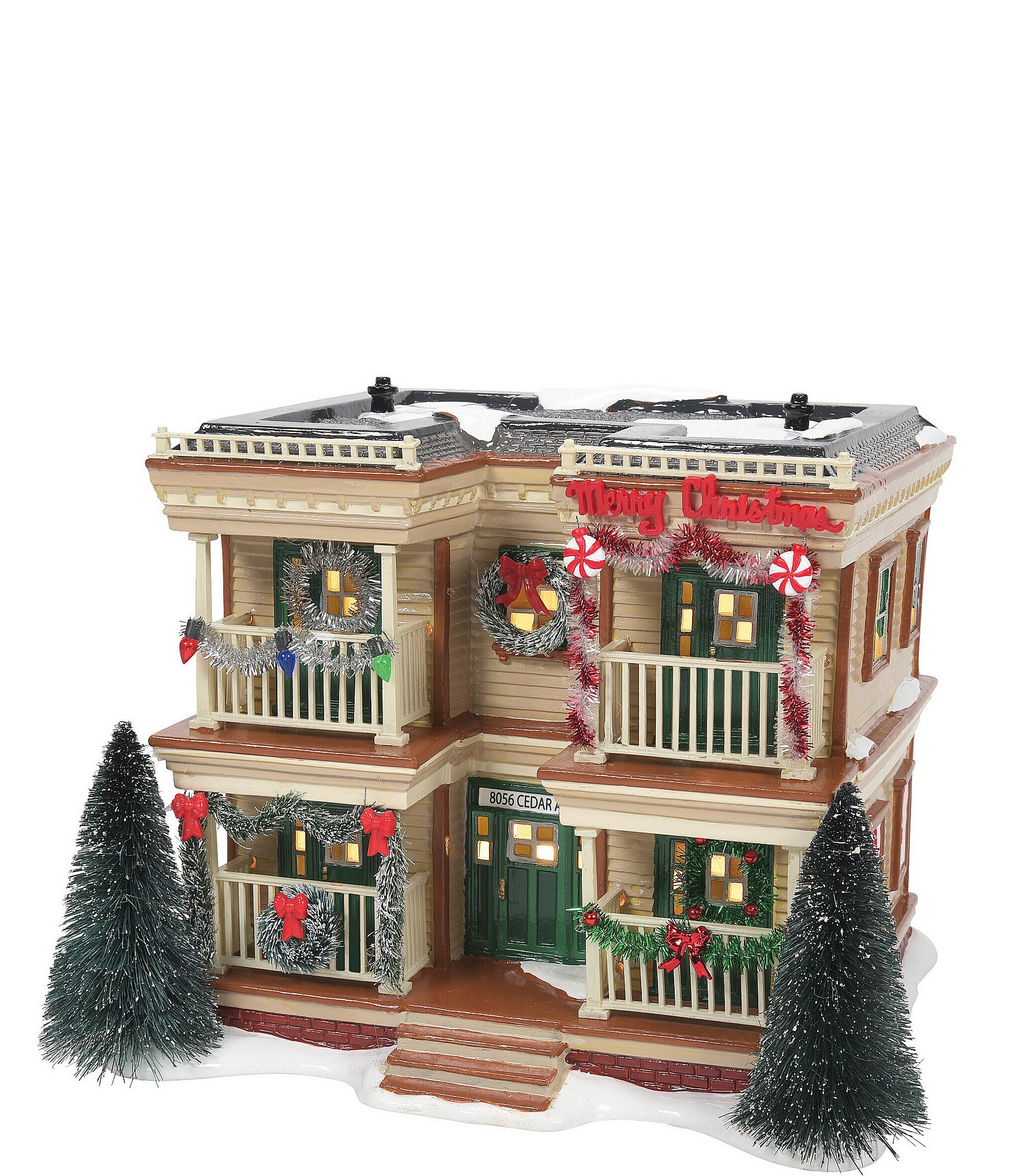 Department 56 Original Snow Village Collection Holiday Flats
