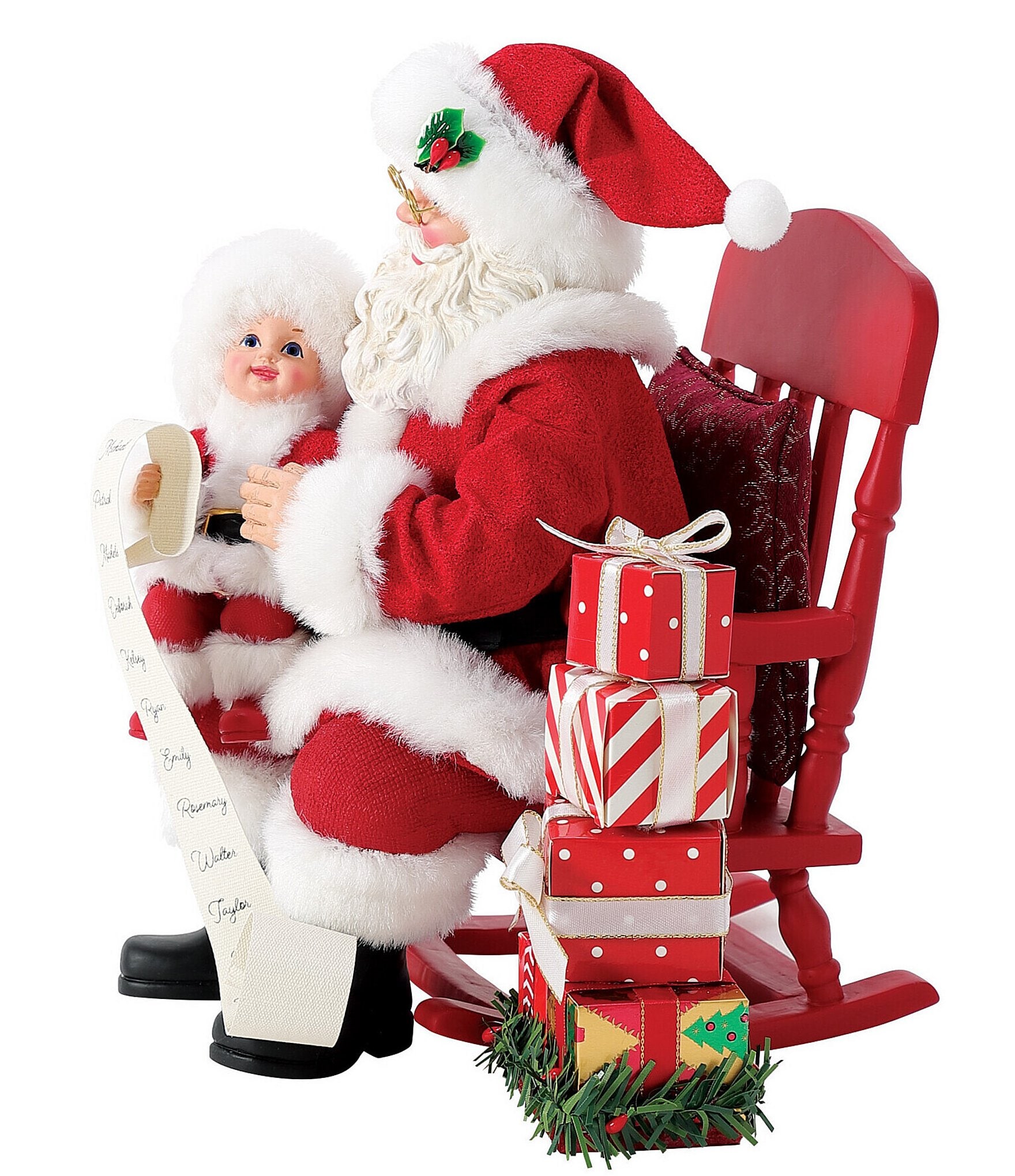 Department 56 Possible Dreams Christmas Traditions Collection And I Want... Santa Figurine