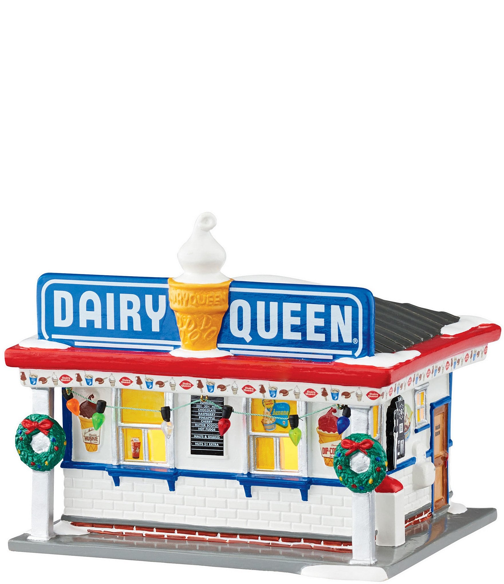 Department 56 Snow Village Dairy Queen Lit Building | Dillard's