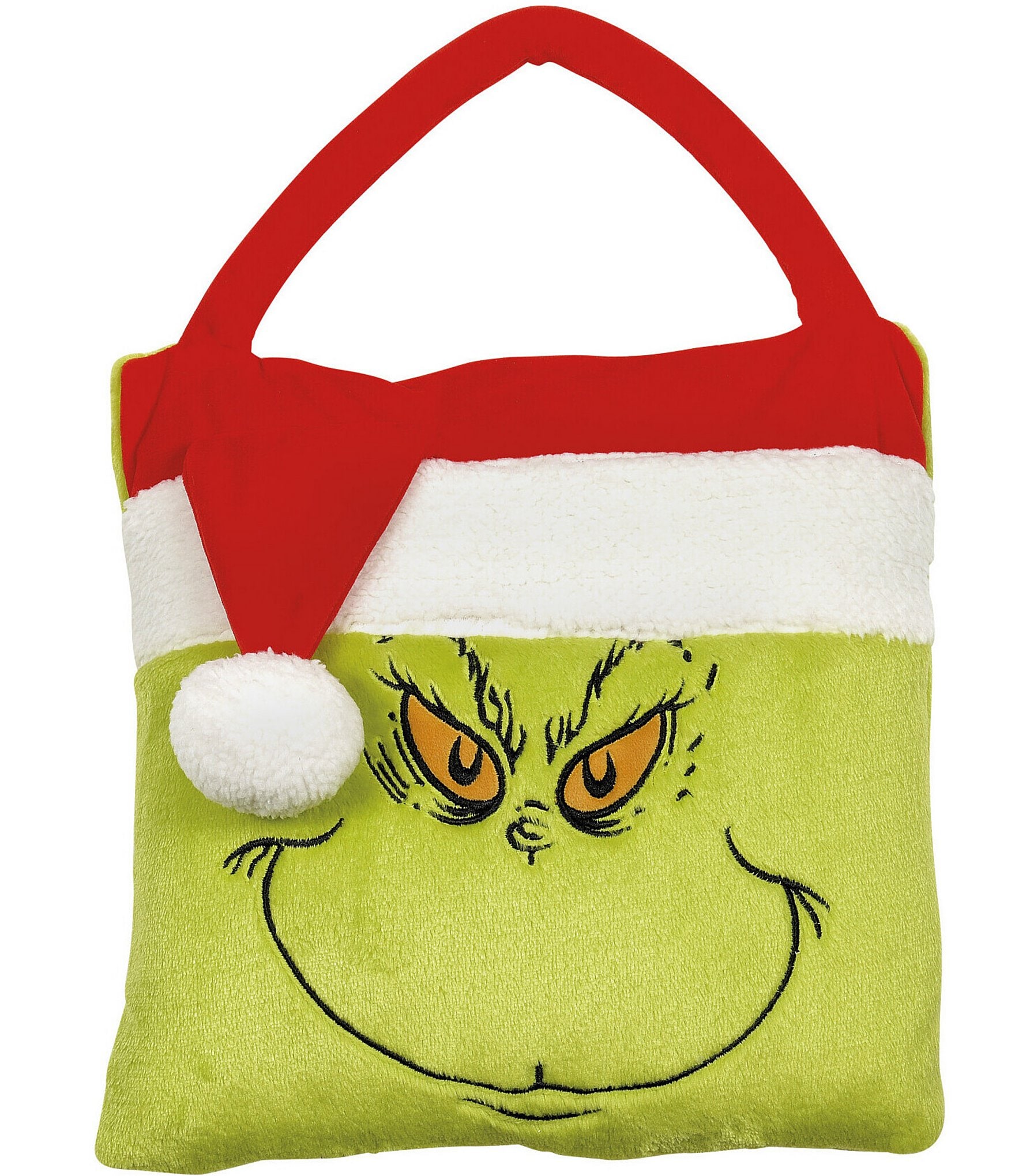 Department 56 Snowpinions Embroidered Santa Grinch Travel Throw Blanket 9278