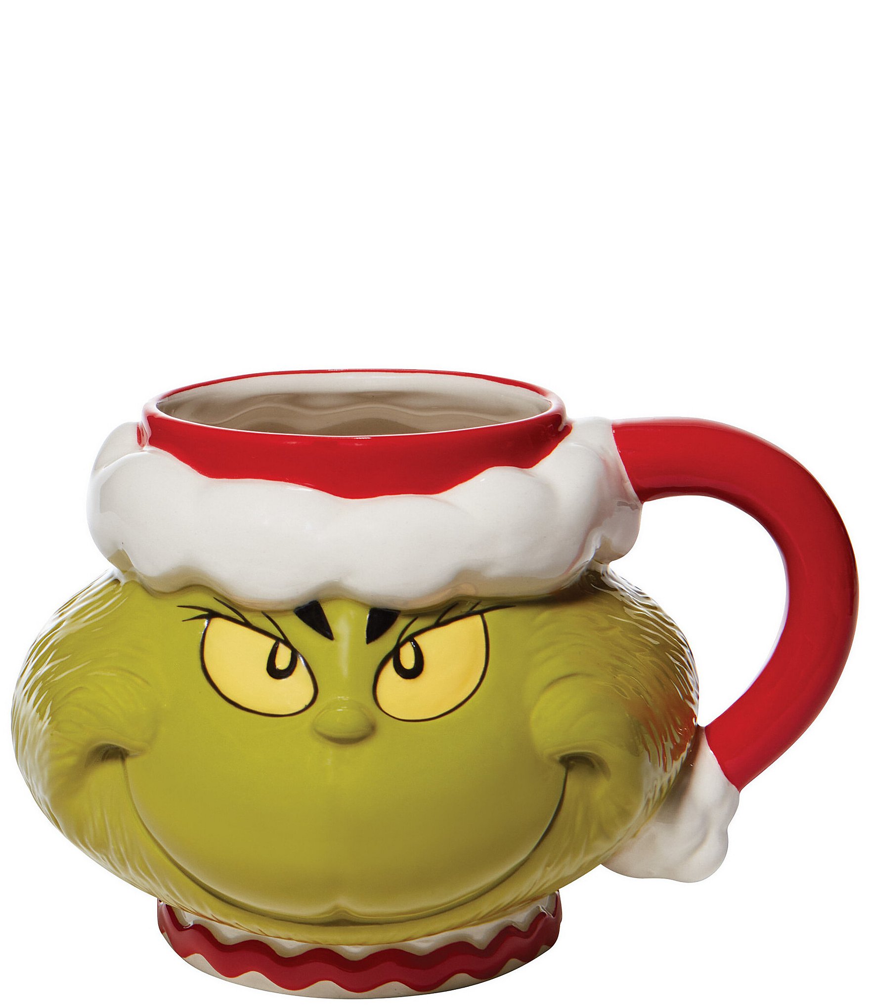 Santa Grinch Sculpted Mug