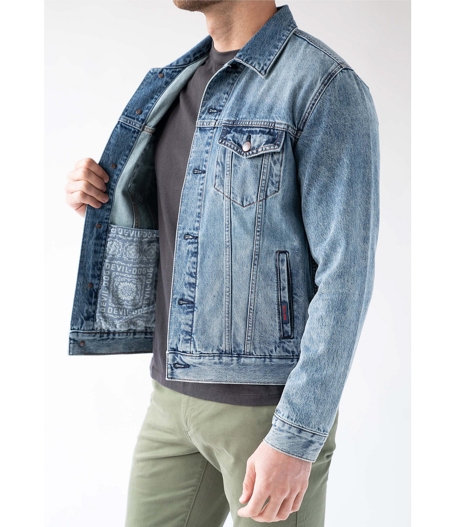 Devil-Dog Dungarees Carroway Denim Trucker Jacket