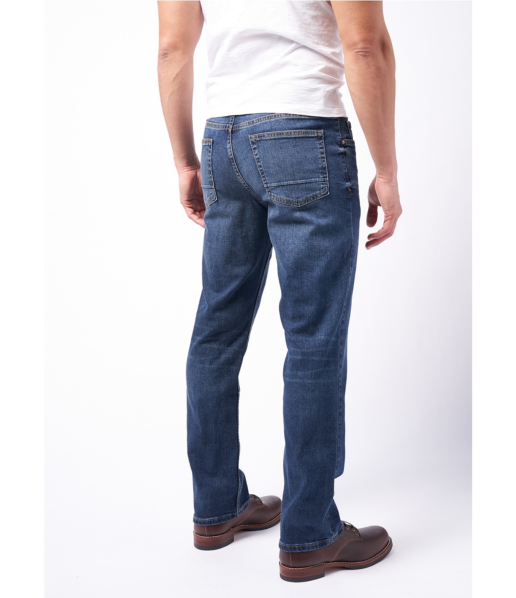Devil-Dog Dungarees Clayton Wash Performance Bootcut Denim Jeans