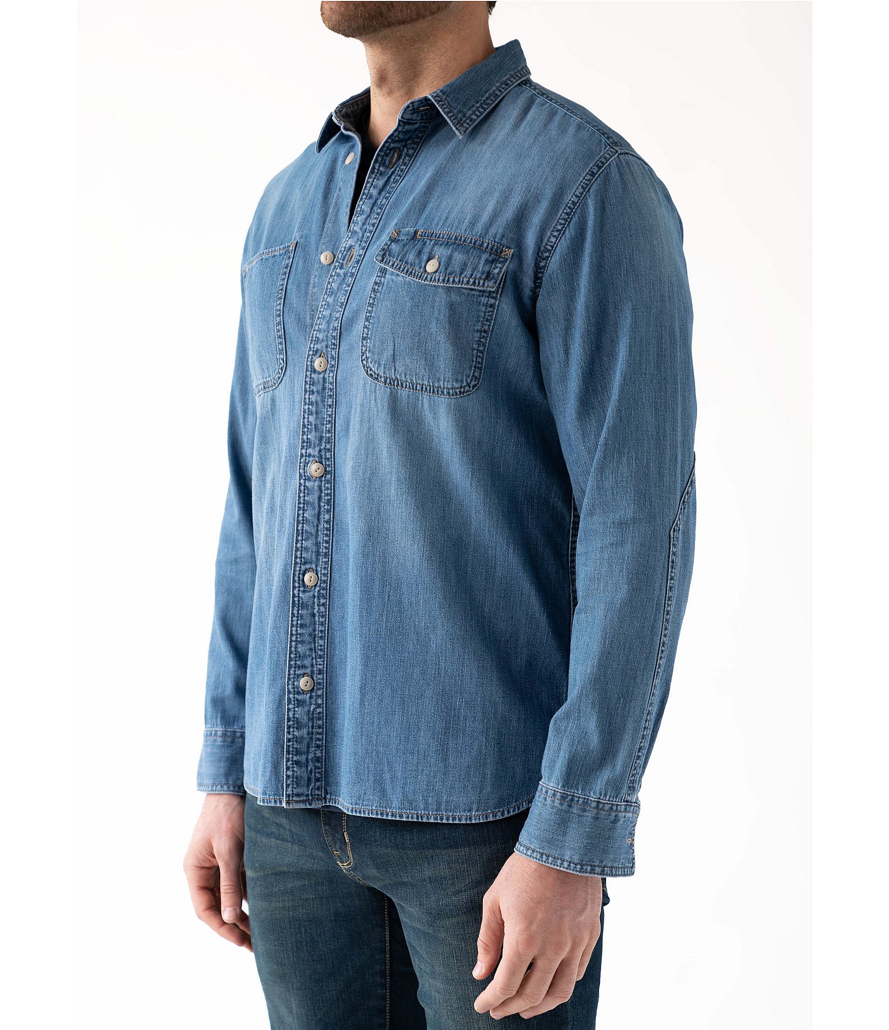 Devil-Dog Dungarees Crowders Denim Workwear Shirt