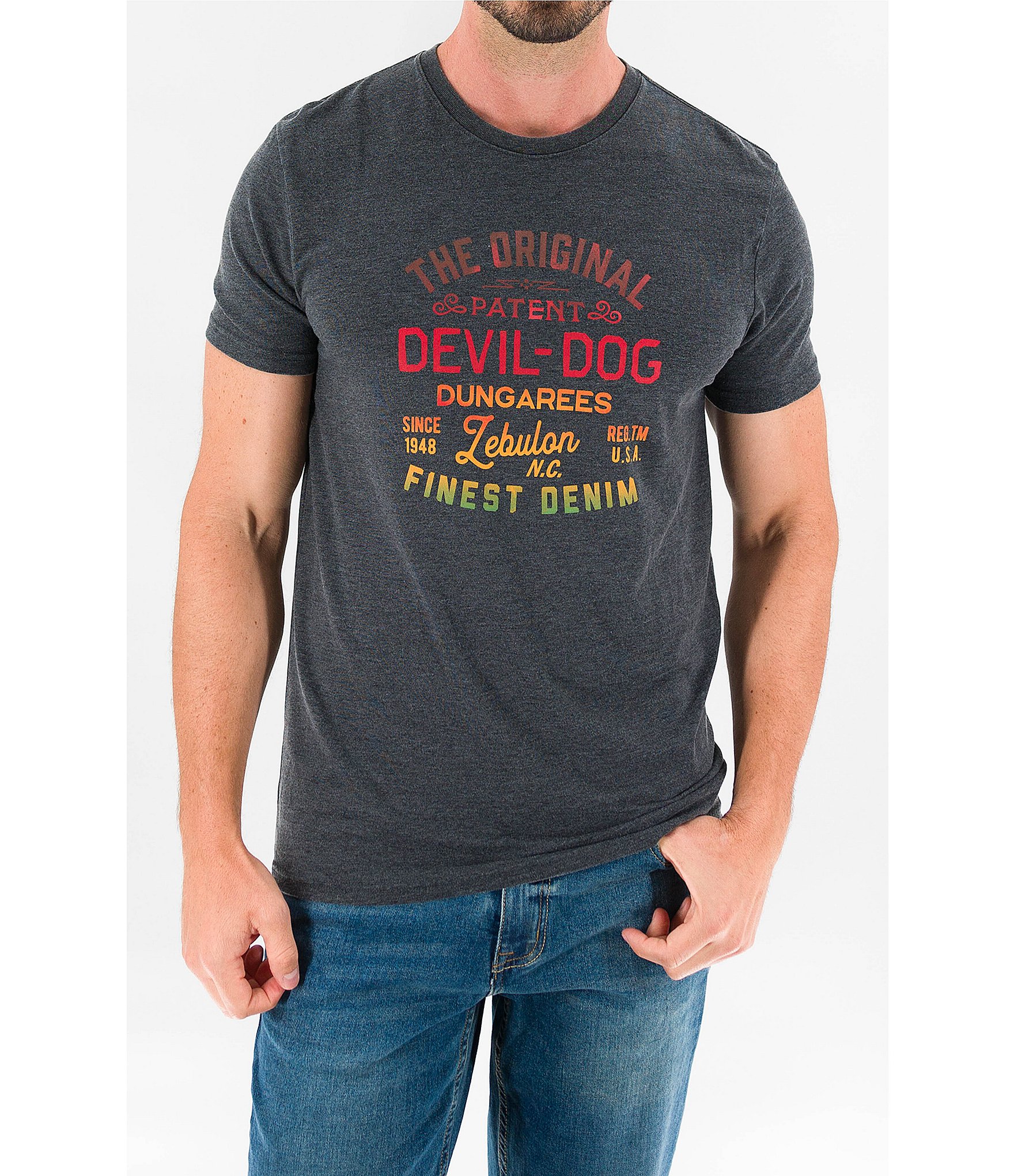 Devil-Dog Dungarees Devil Dog Patch Graphic T-Shirt | Dillard's