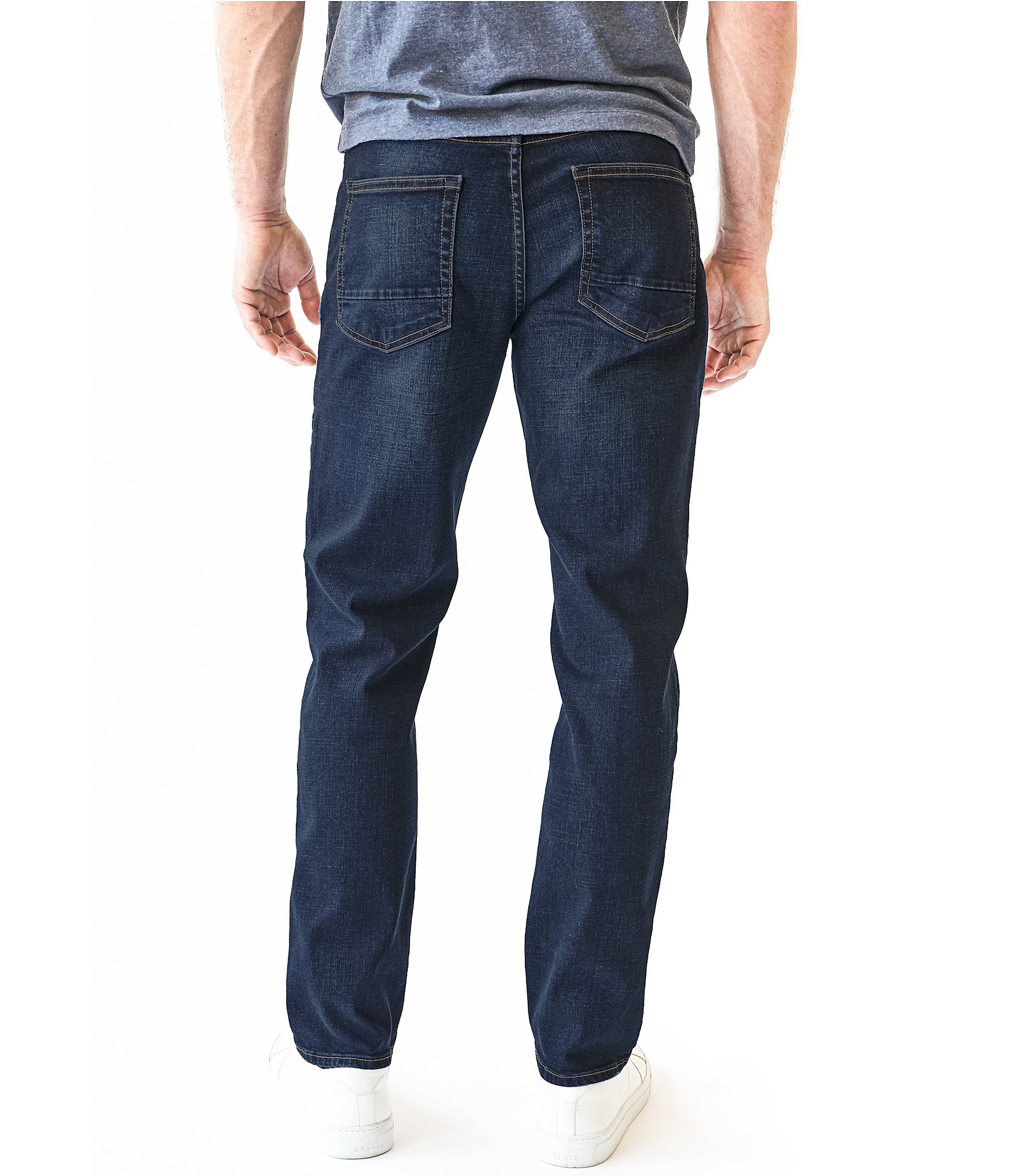 Devil-Dog Dungarees Durham Wash Performance Athletic-Fit Stretch Denim Jeans