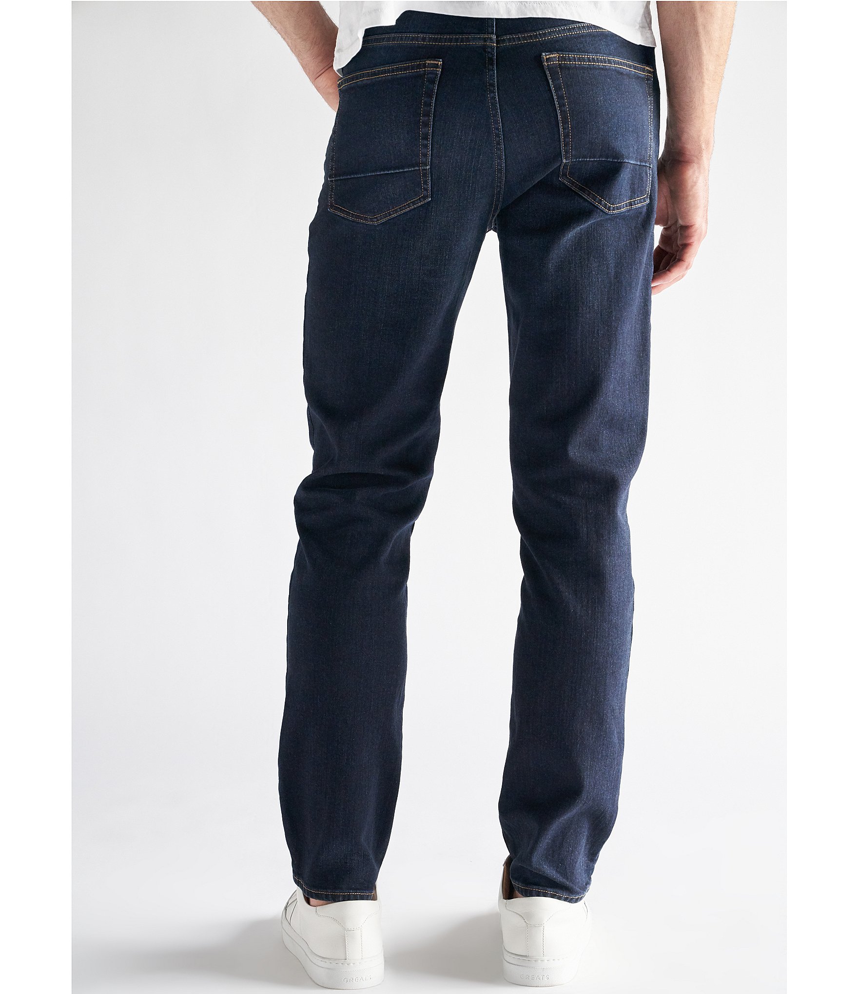 Devil-Dog Dungarees Lincoln Wash Performance Slim-Straight Fit Denim Jeans